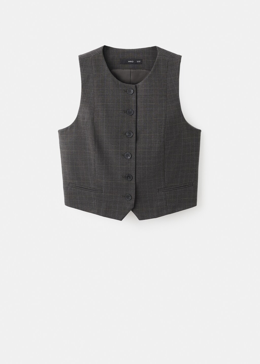 Check suit waistcoat - image 5