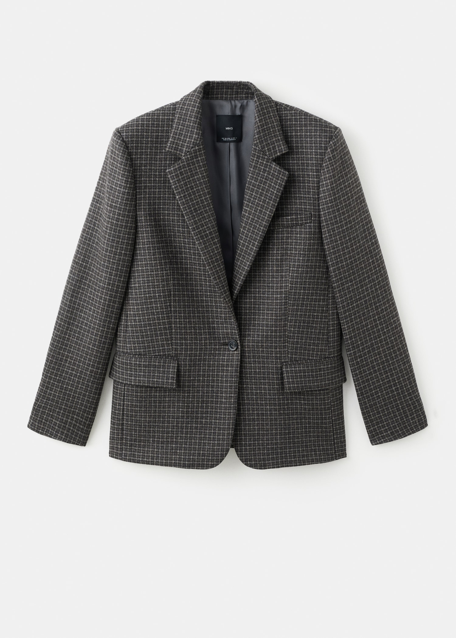 Wool check jacket - Article without model