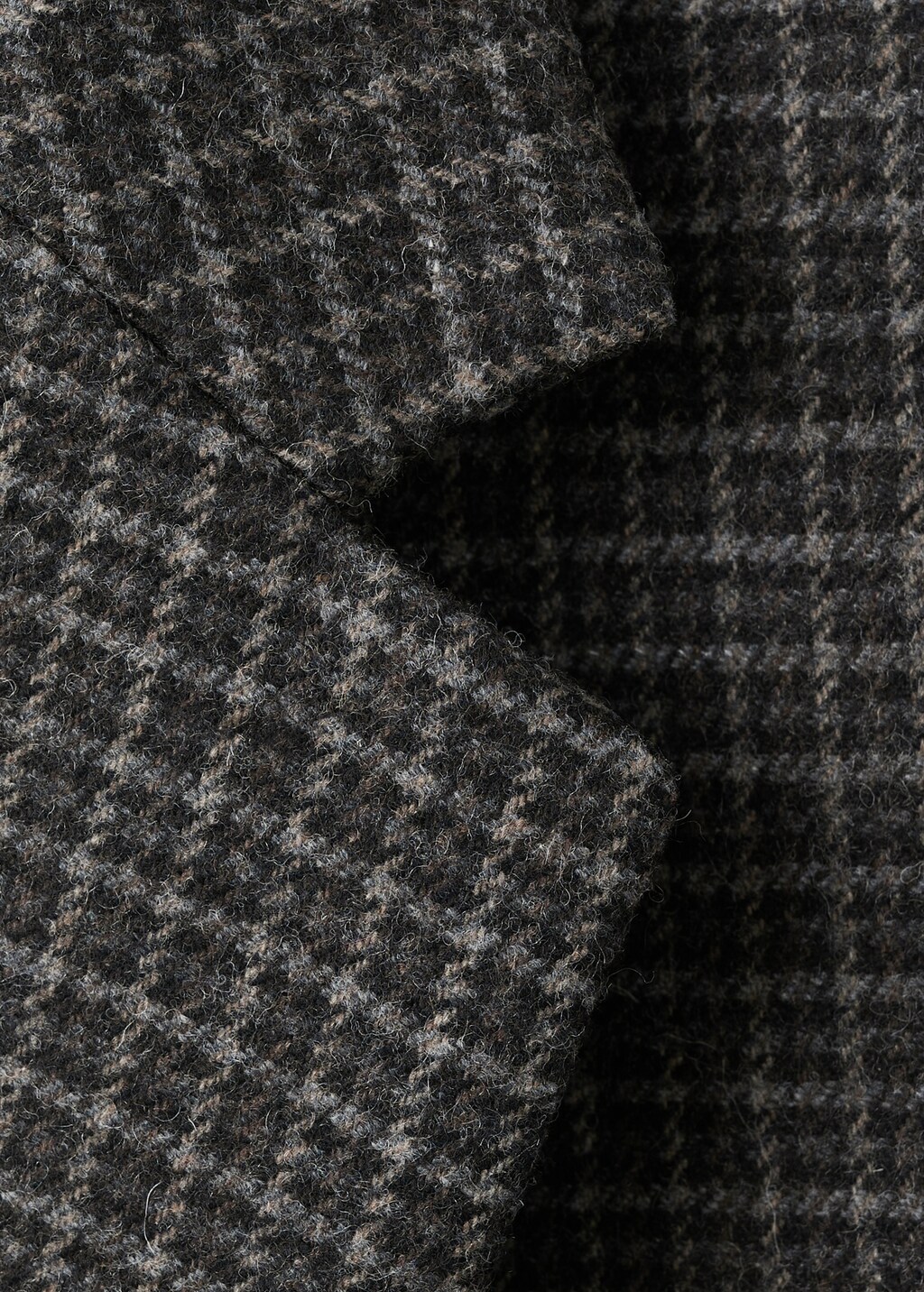 Mango Wool check blazer