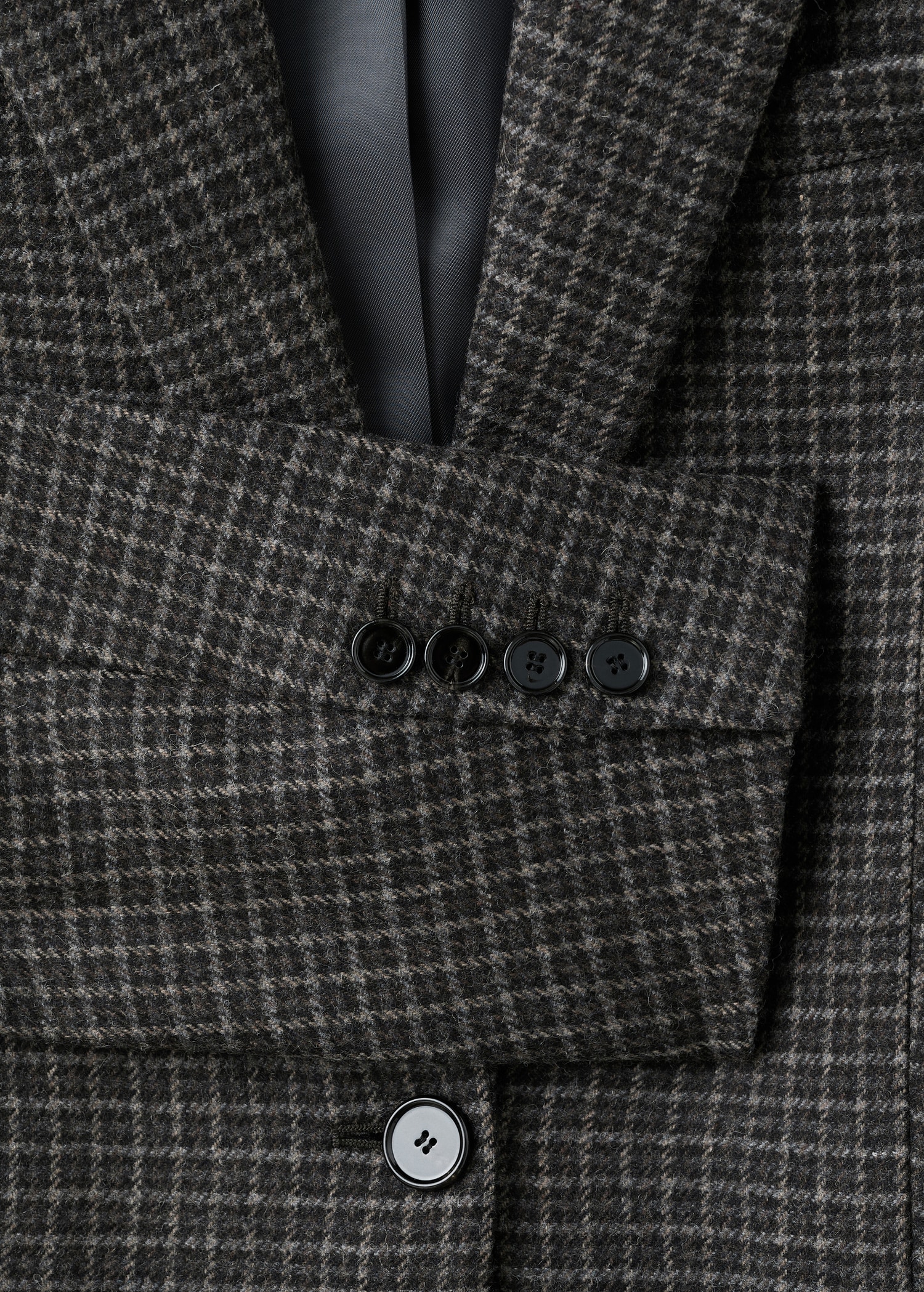 Wool check jacket - Details of the article 8