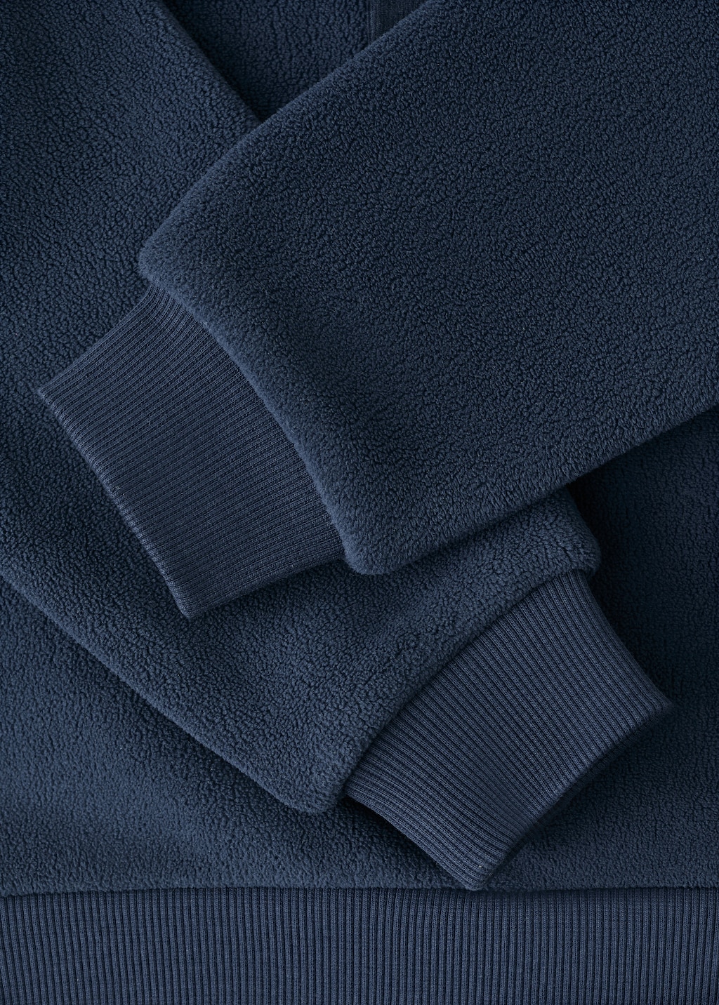 Polar fleece fabric sweatshirt