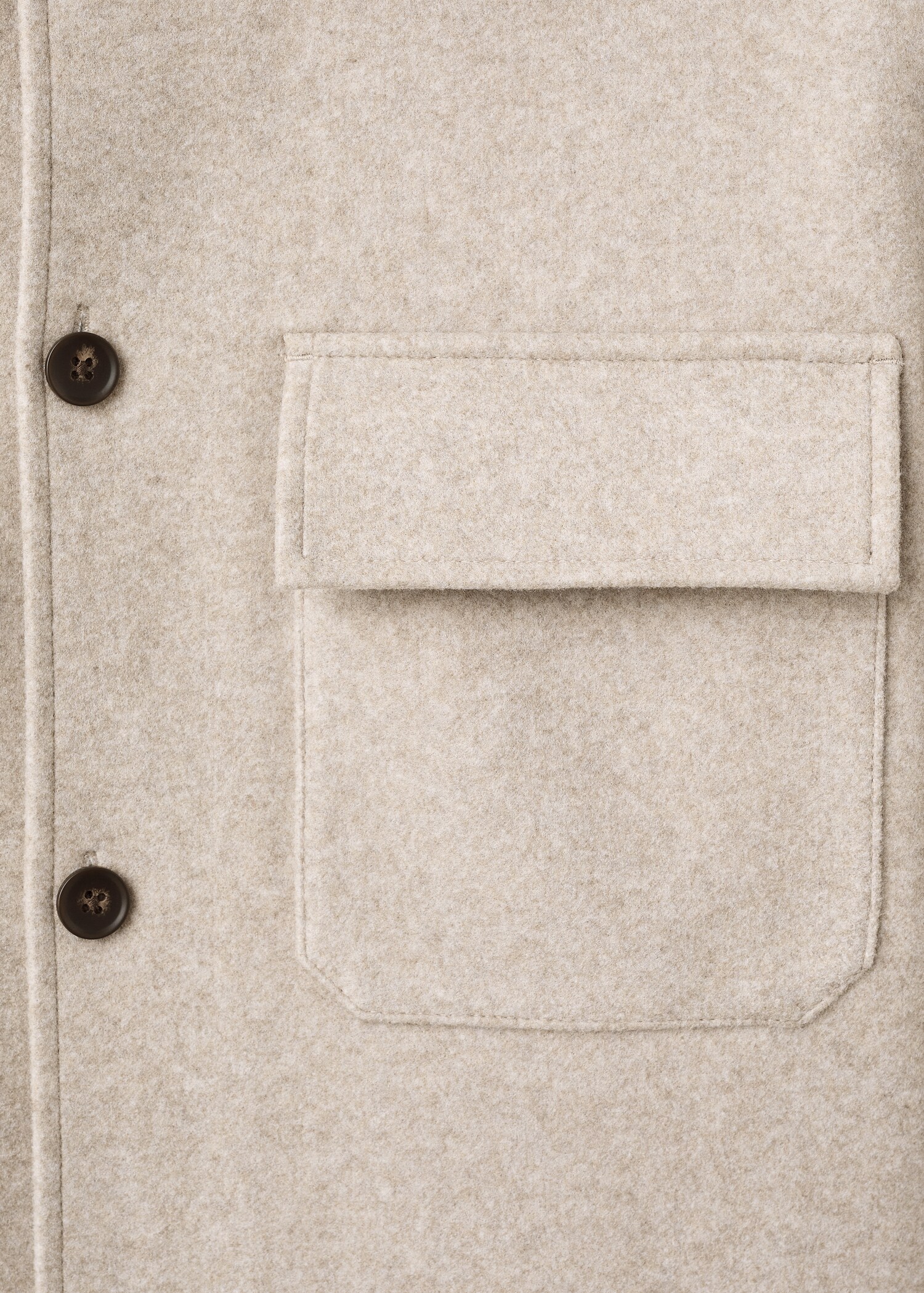 Wool jacket with lapel pockets - Details of the article 8