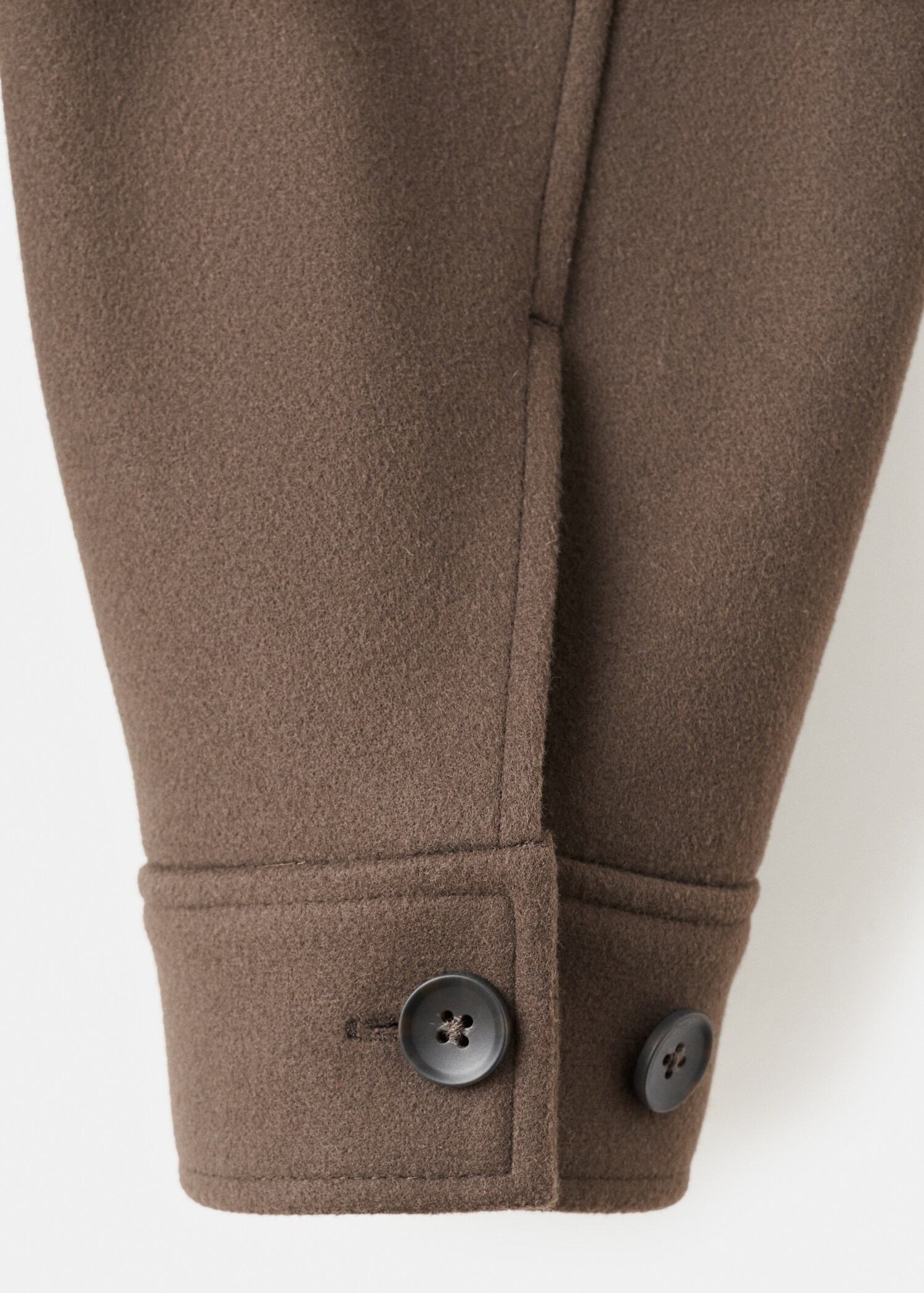 Wool coat with pockets - Details of the article 0