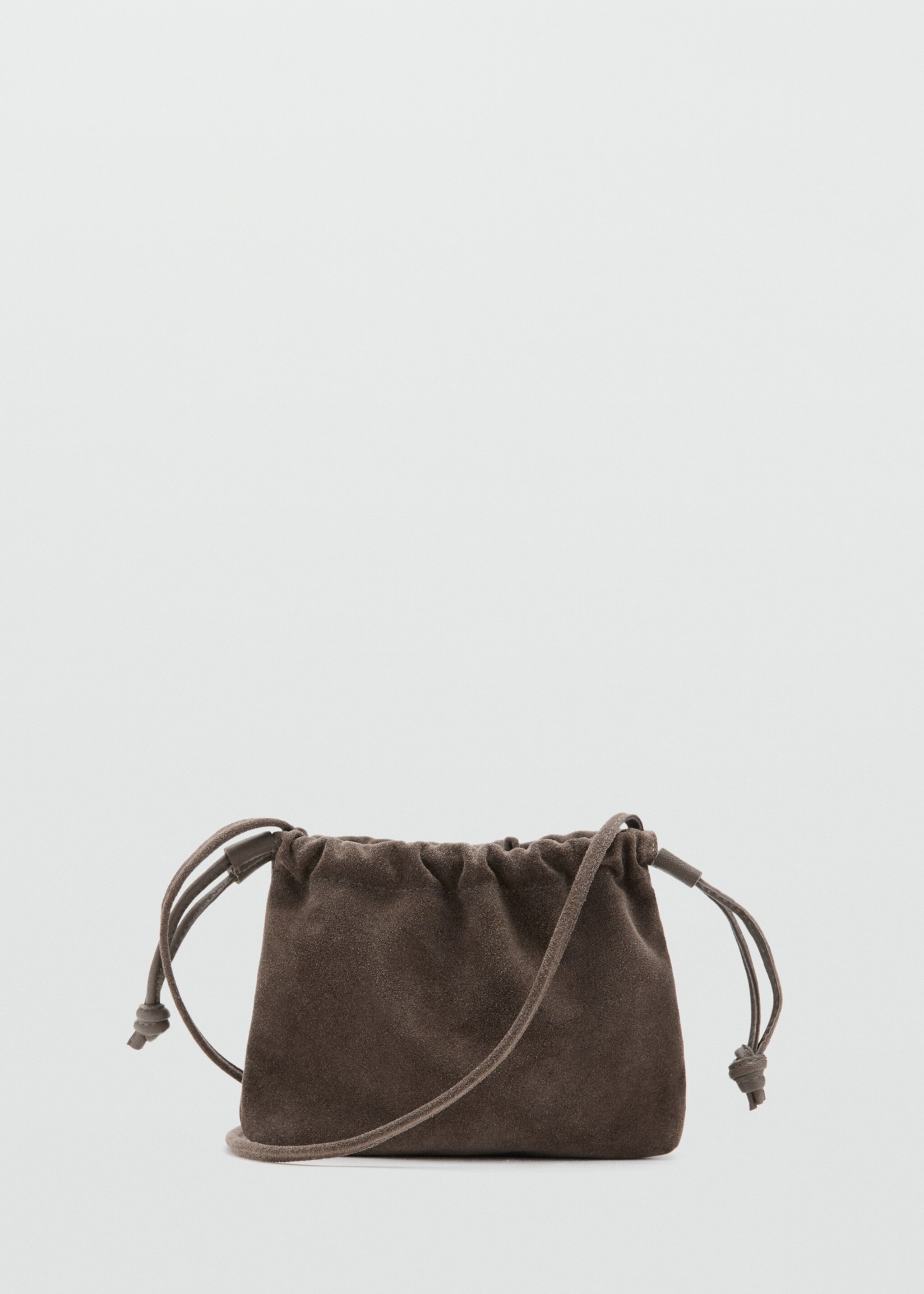 Leather mini bag - Article without model, Grey. Ref: 17087890-00.