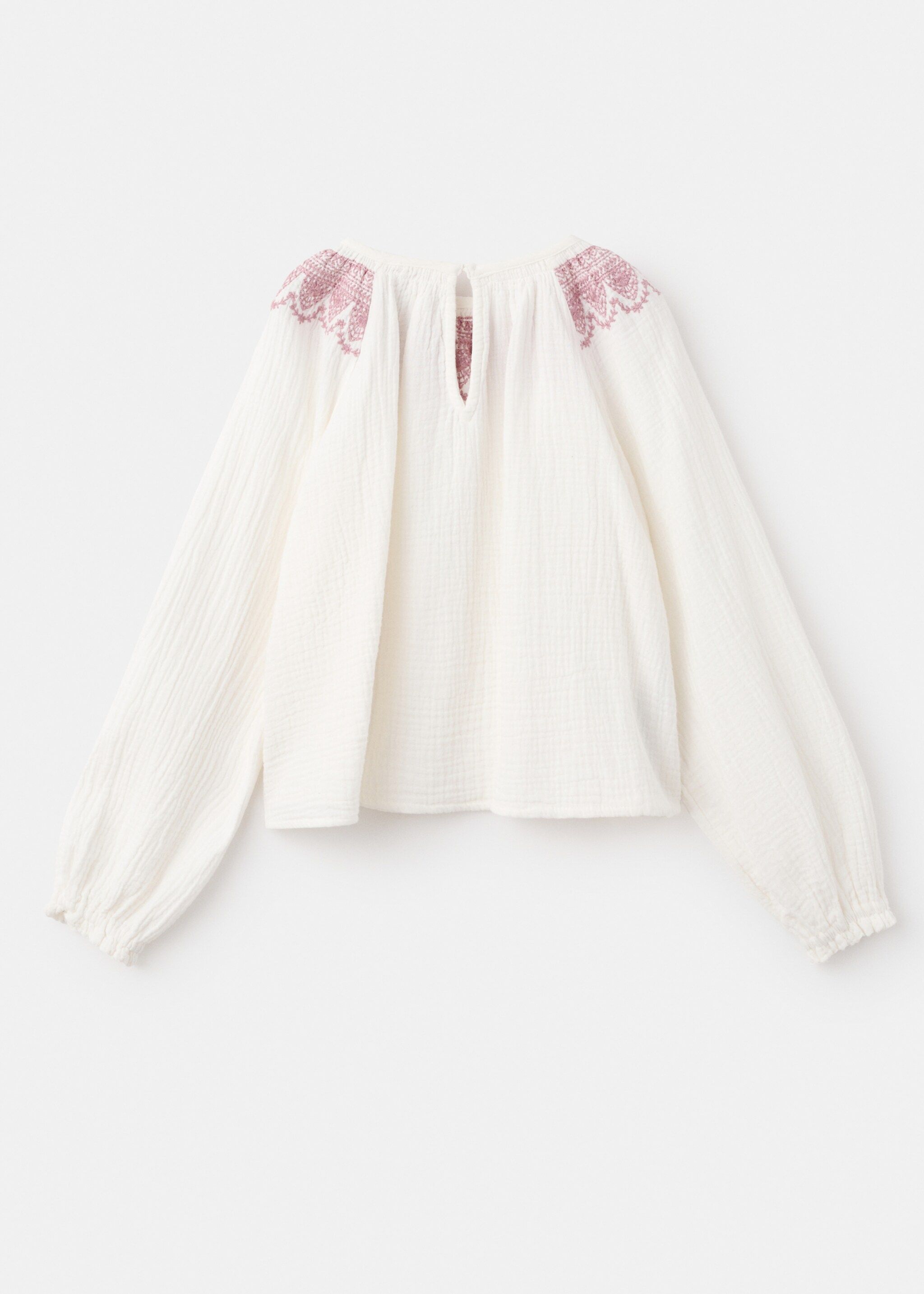 Blouse mariela - Reverse of the article, Ecru. Ref: 17087893-00.
