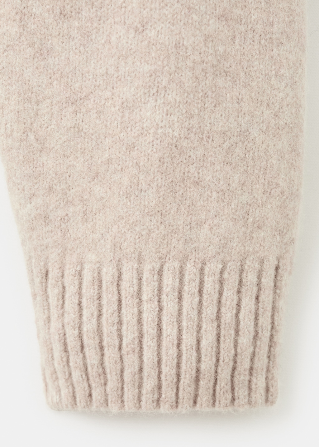 Knitted wool blend polo sweater
