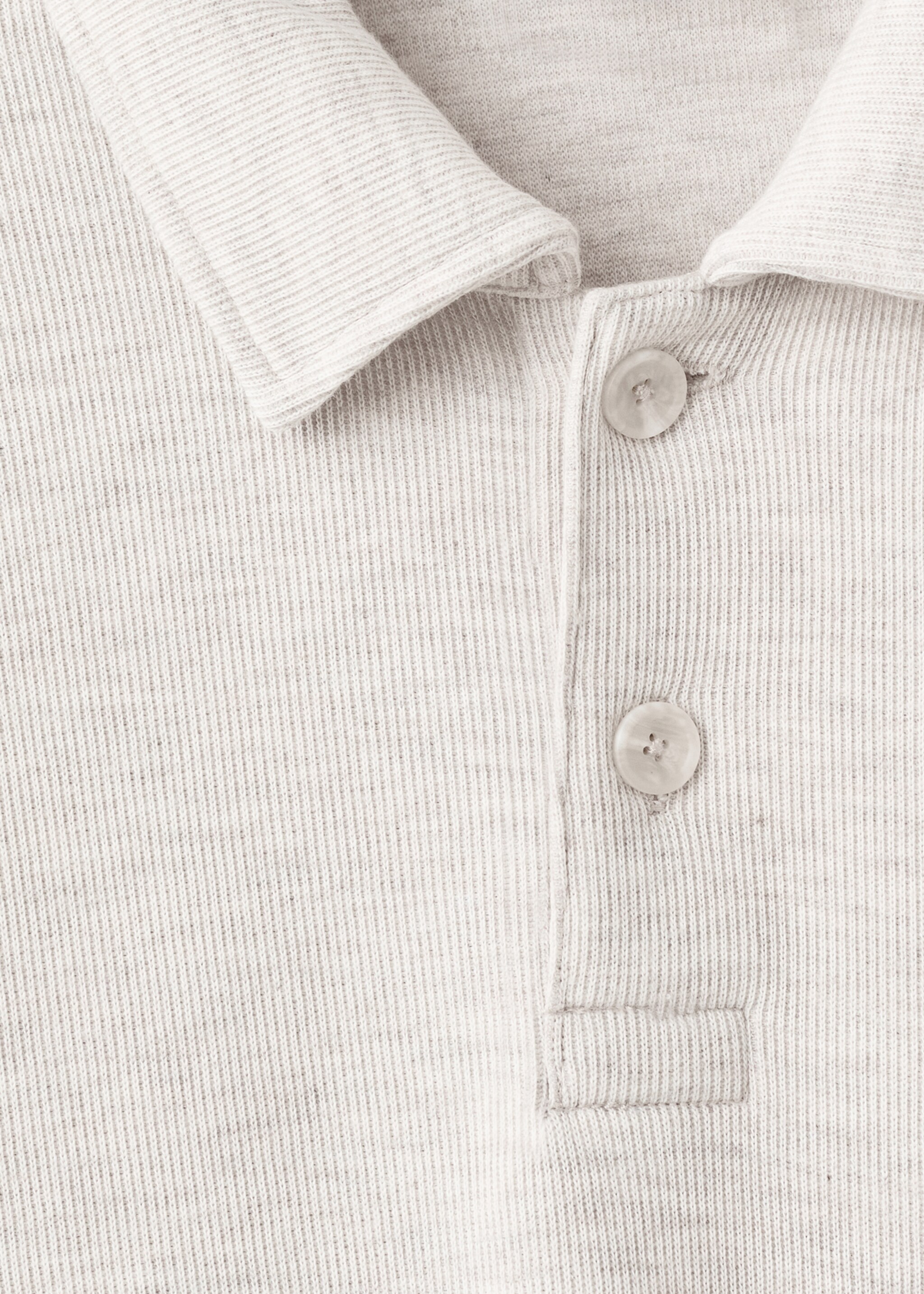 Dessuadora polo regular fit - Detall de l'article 8, Cru. Ref: 17087897-00.