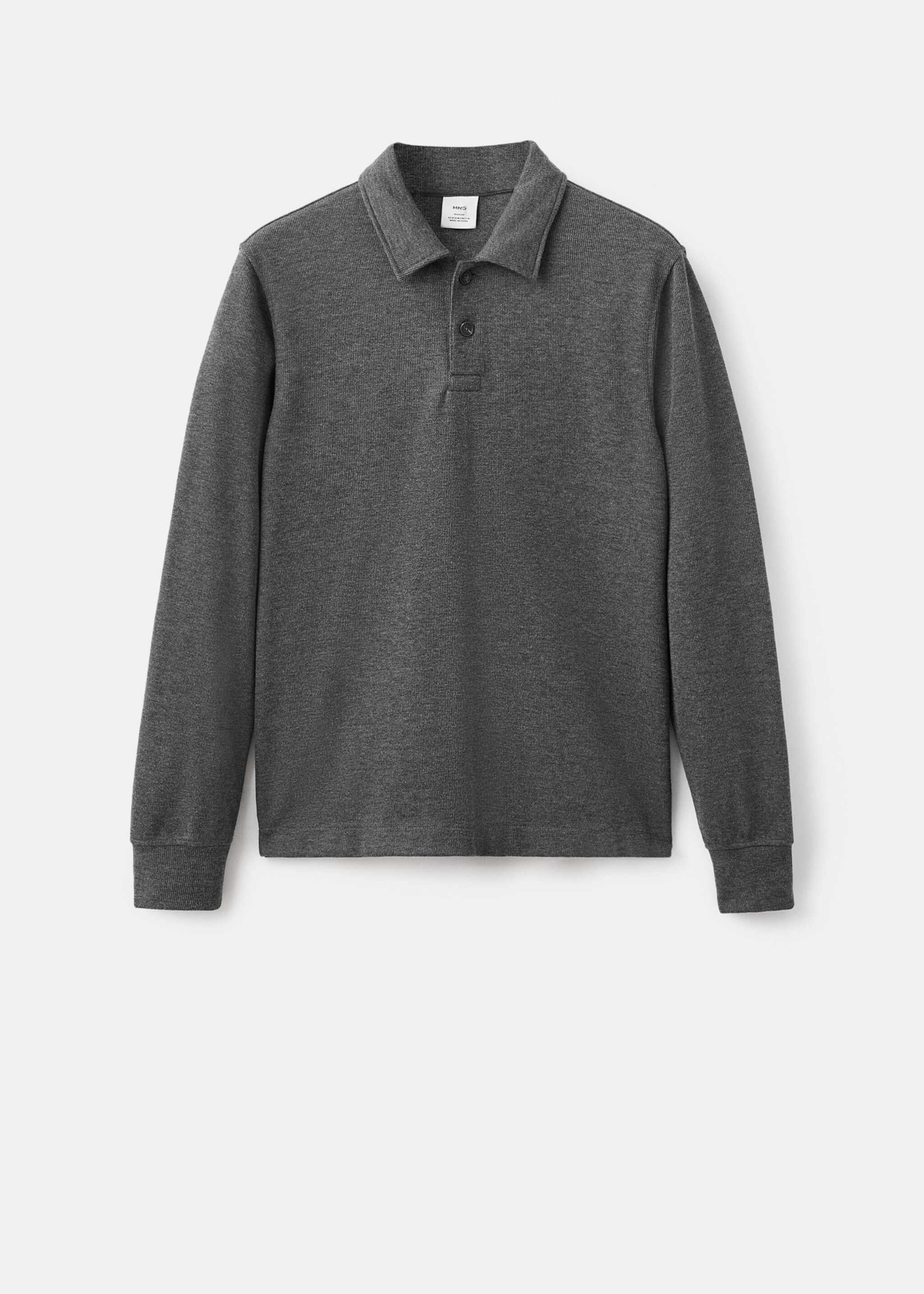 Dessuadora polo regular fit - Article sense model, Gris antracita. Ref: 17087897-00.