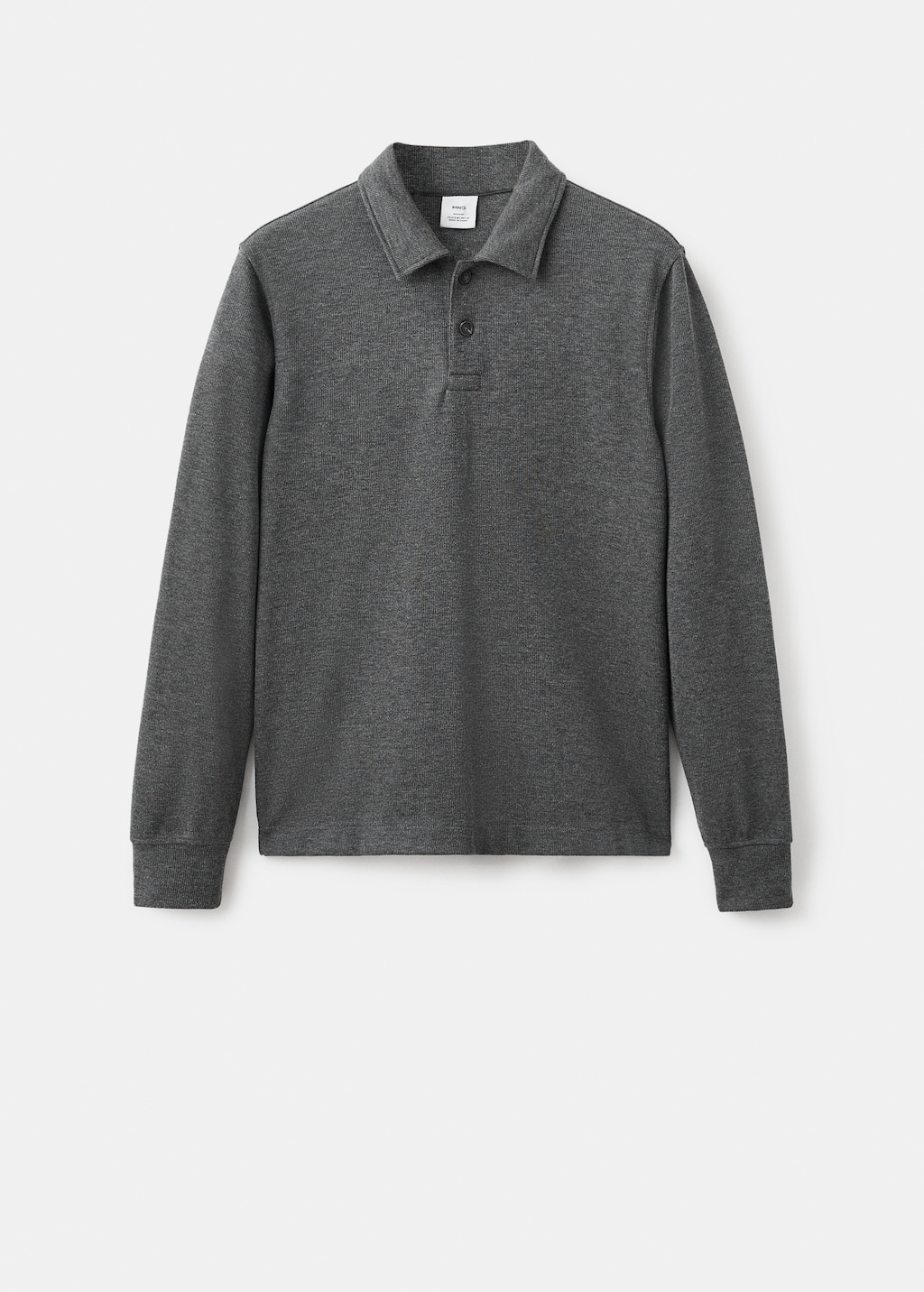 Regular-fit polo sweatshirt