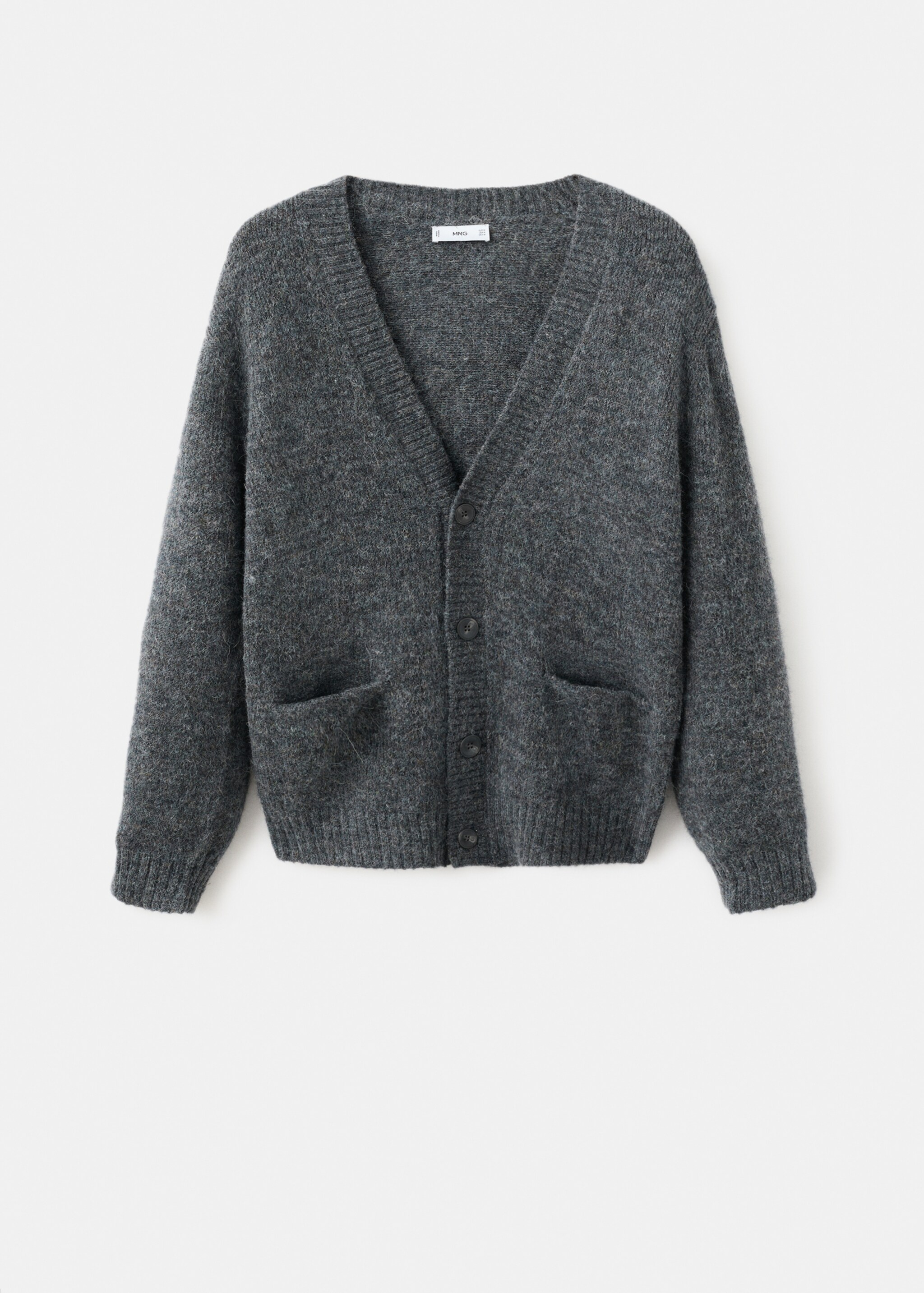 Knitted button cardigan - Article without model, Indigo Blue. Ref: 17087898-00.