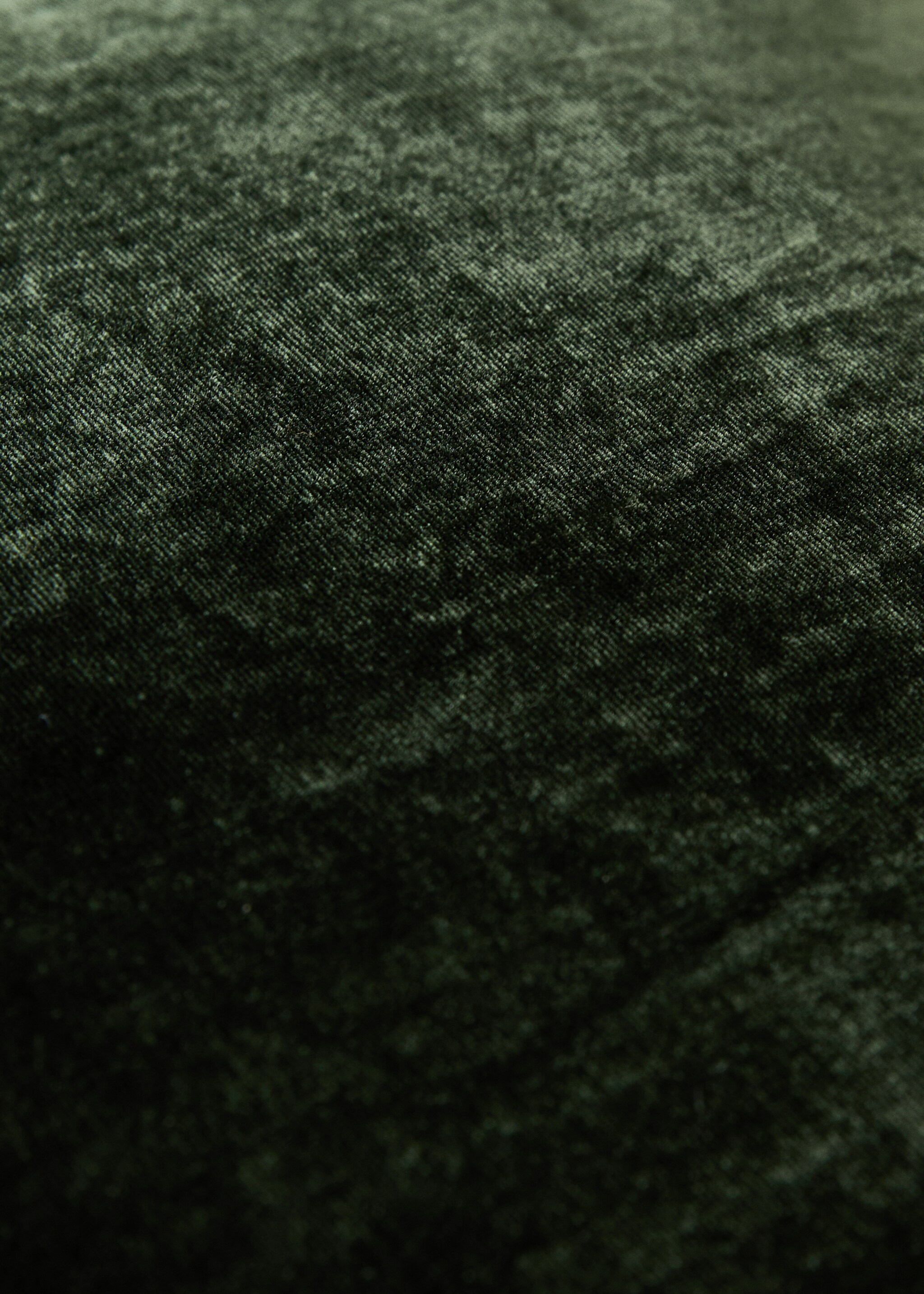 Coussin en velours à liseré 45x45 cm - Détail de l'article 4, Vert. Ref: 17087899-00.