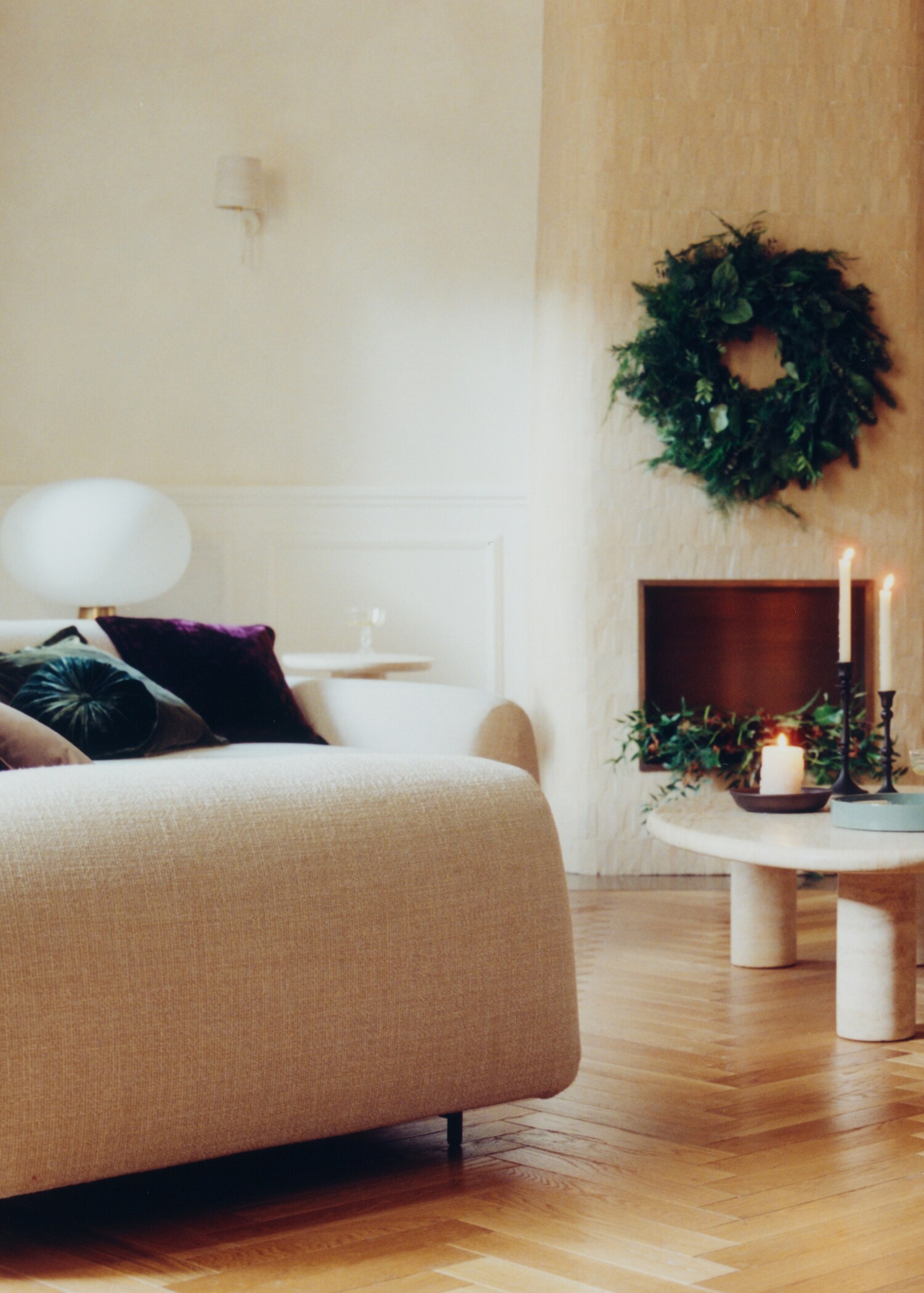 Housse de coussin en velours et soie 45x45 cm - Détail de l'article 6