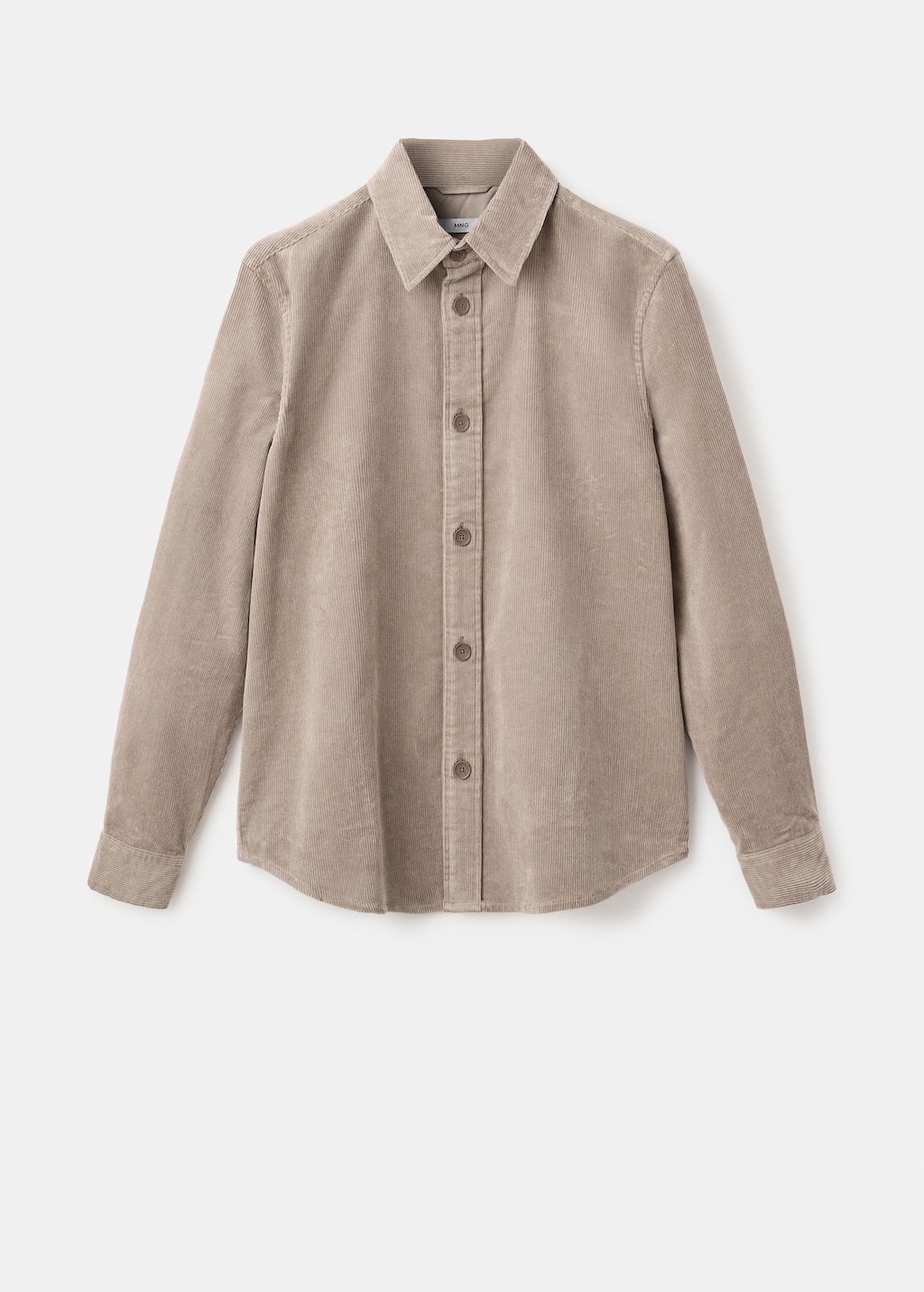 Corduroy cotton overshirt