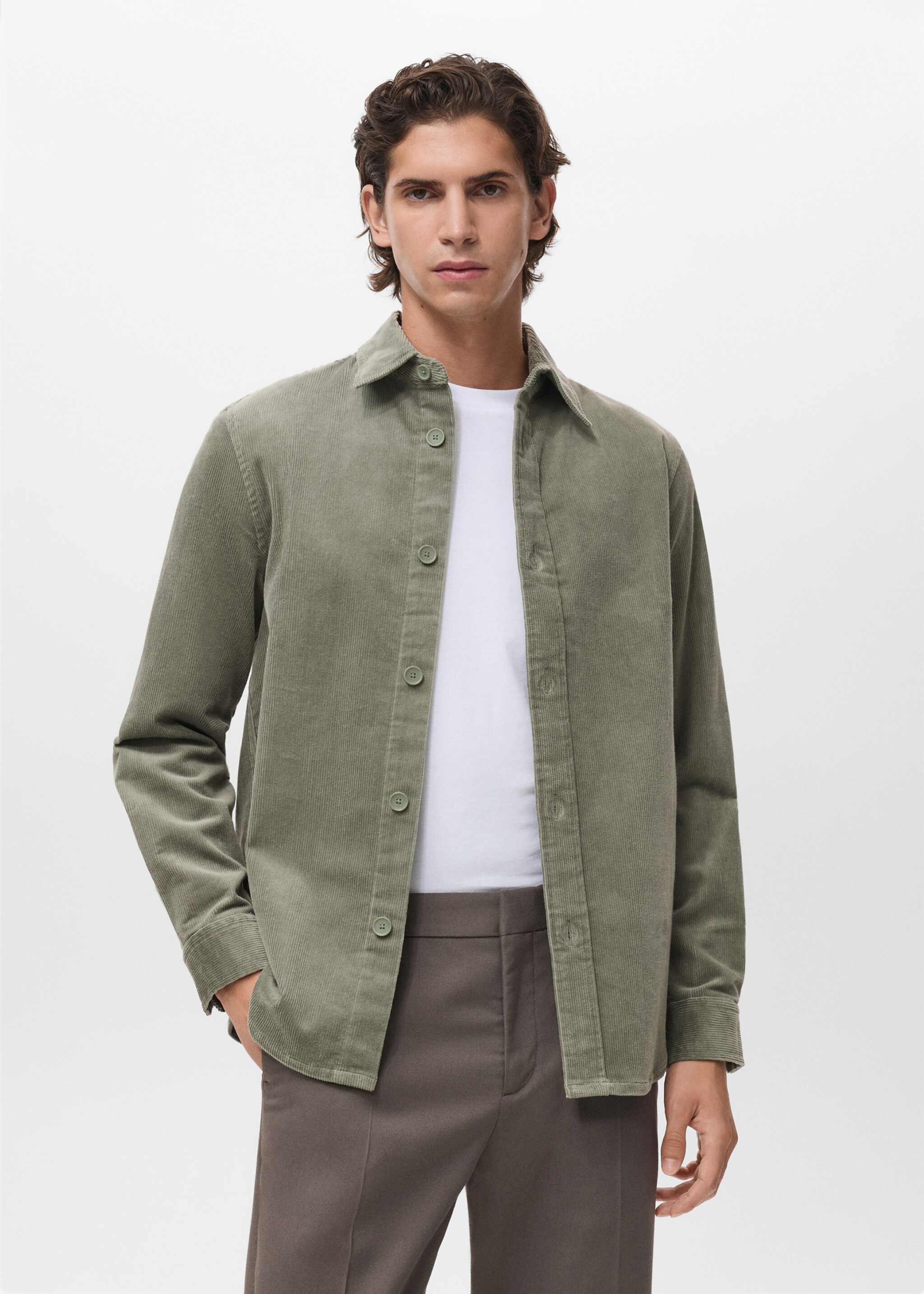 Chaqueta pompeia - Plano medio, Verde pastel. Ref: 17087904-00.