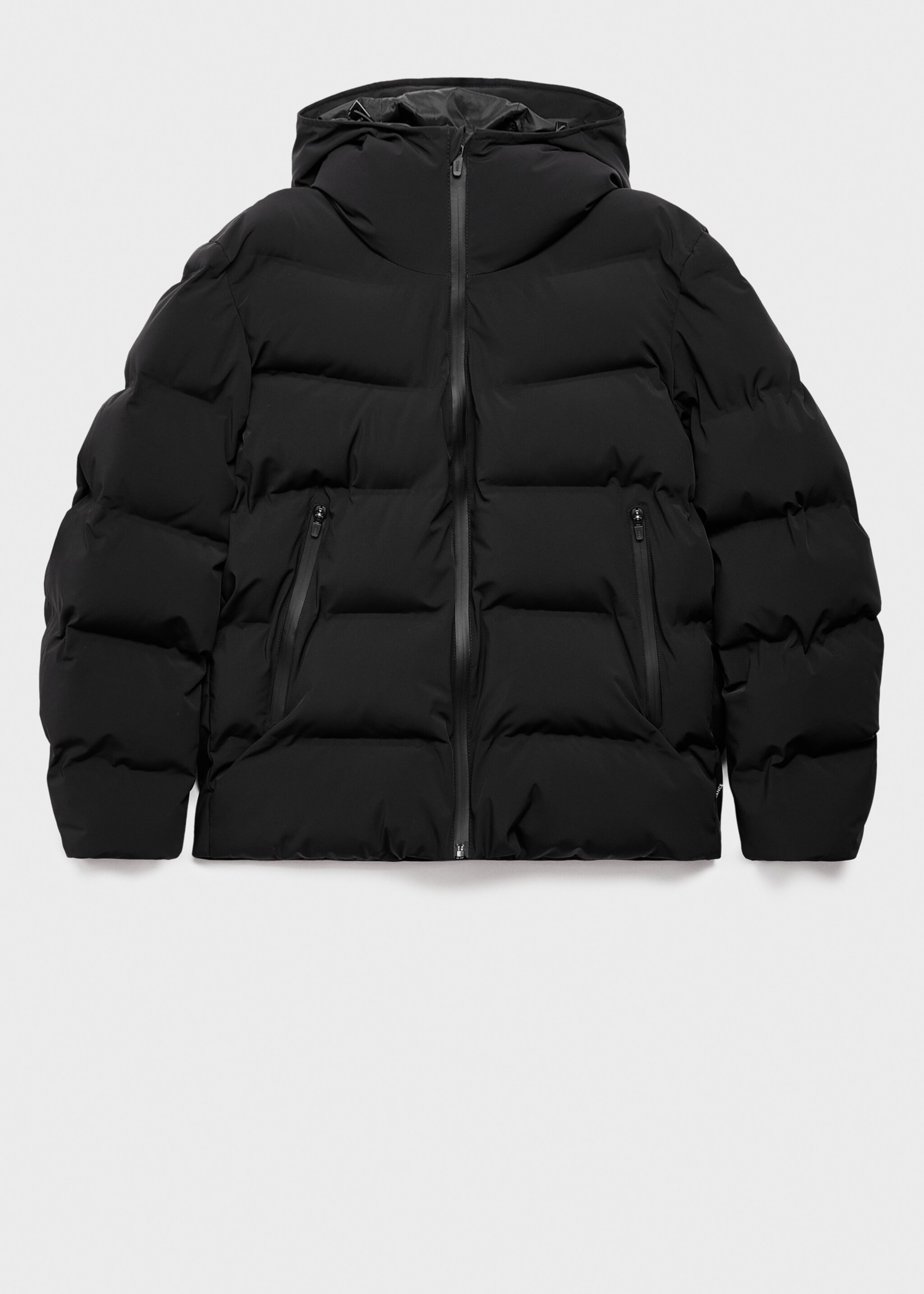 Puffer coat  with waterproof hood - Article without model, Black. Ref: 17088265-00.