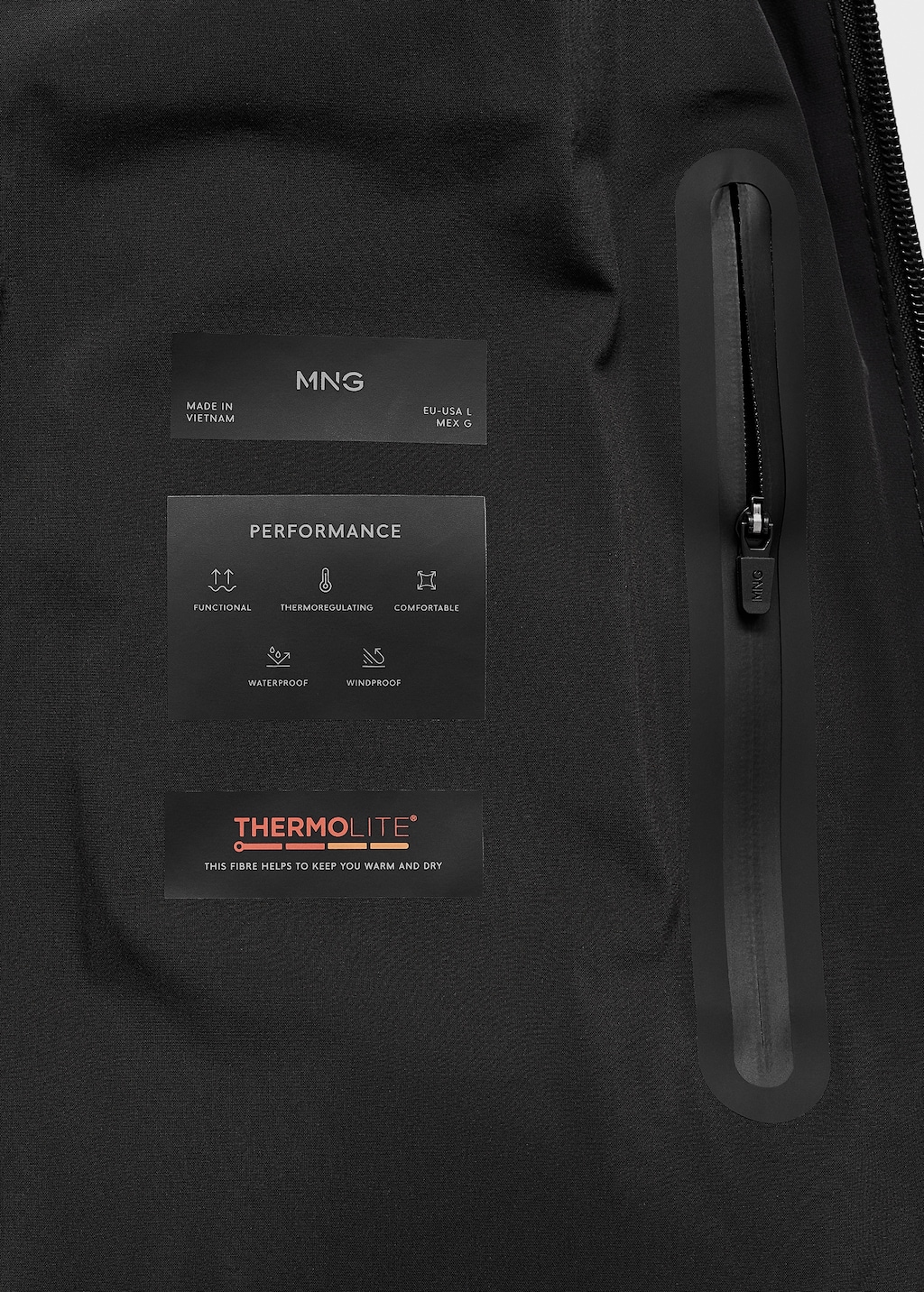 Puffer coat  with waterproof hood