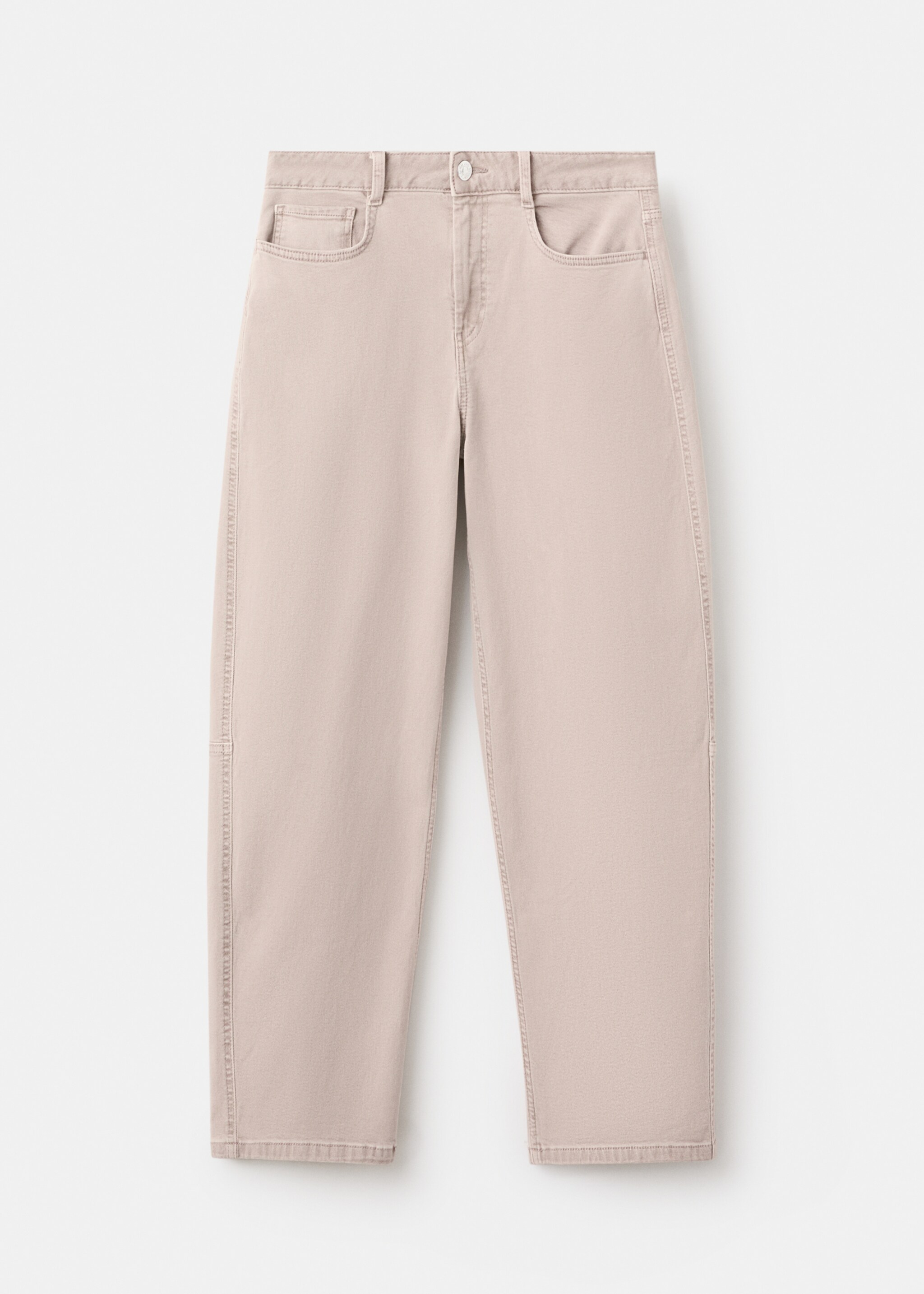 Low-rise balloon jeans - منتج دون نموذج, بيج. Ref: 17088268-00.