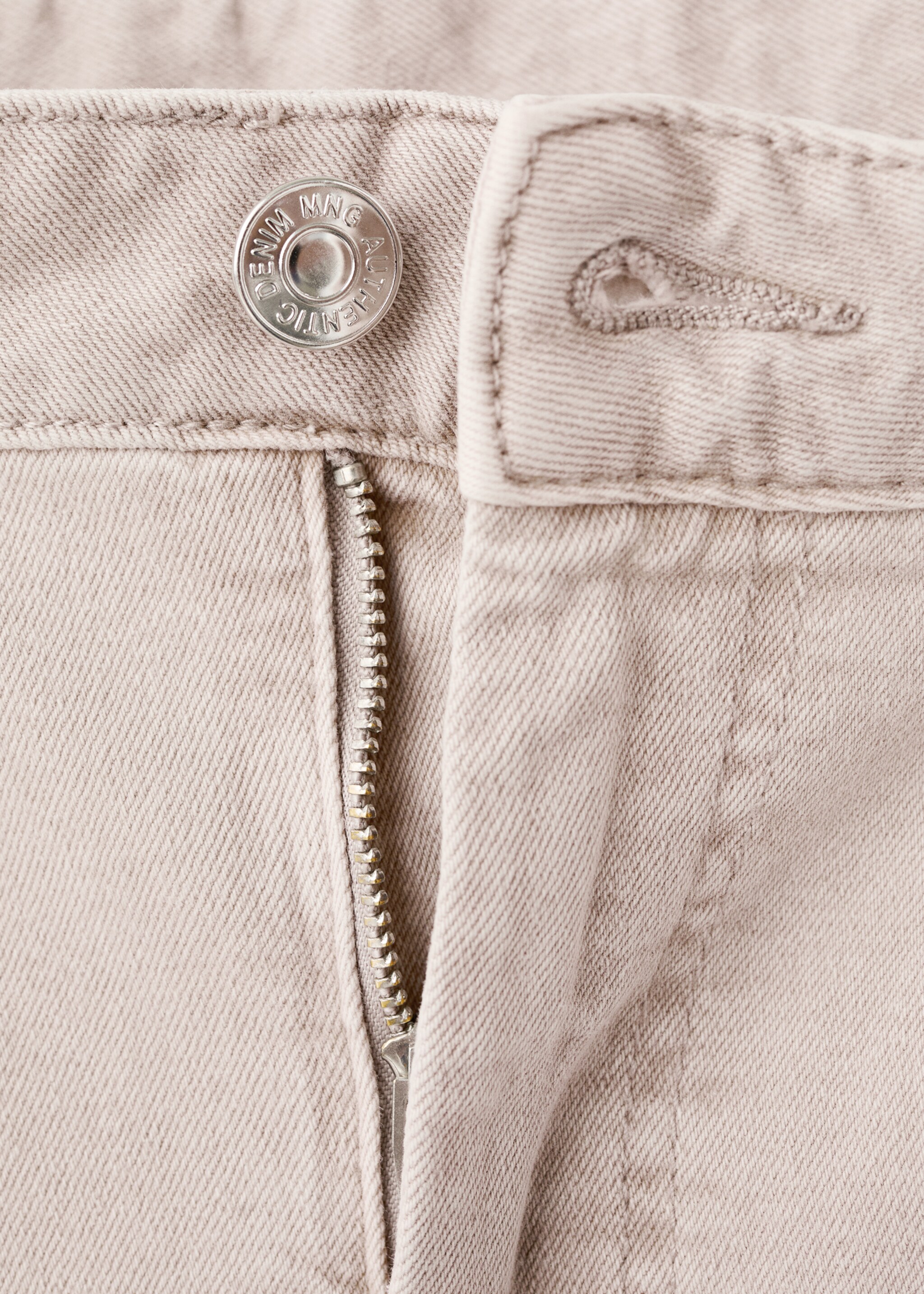 Low-rise balloon jeans - تفاصيل المنتج 8, بيج. Ref: 17088268-00.