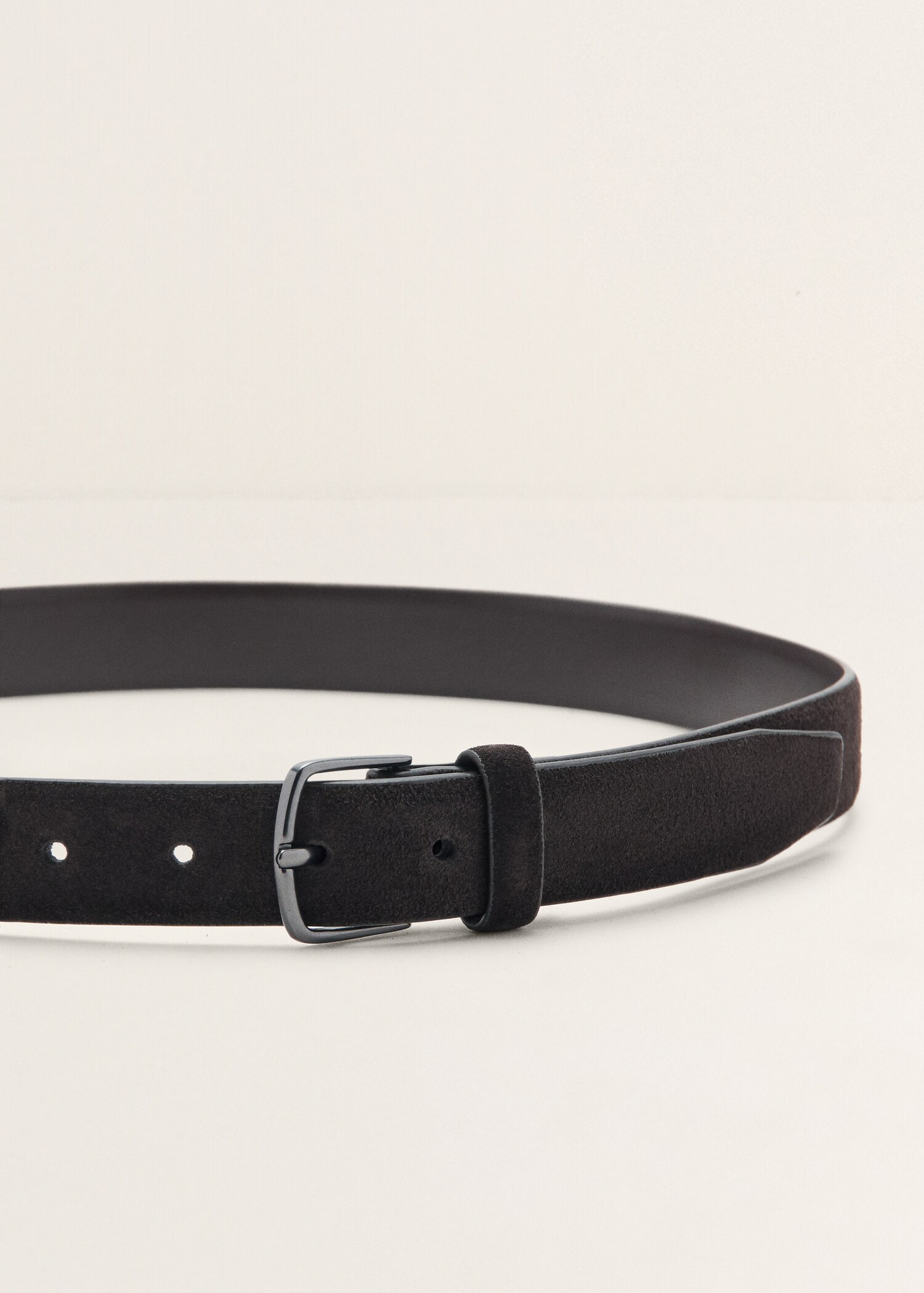 Ceinture cuir boucle - Plan moyen