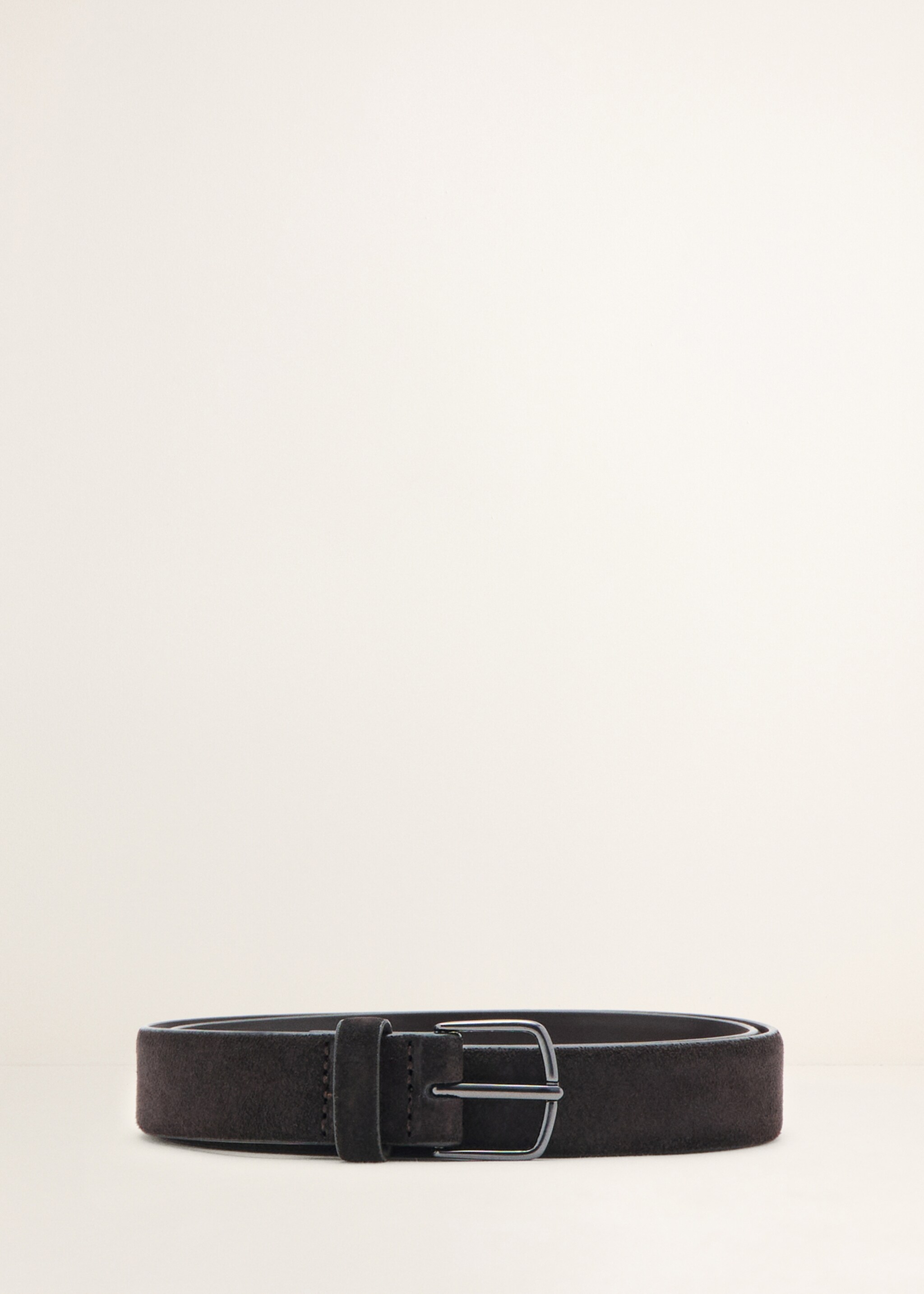 Buckle leather belt - Article without model, Brown. Ref: 17088271-00.