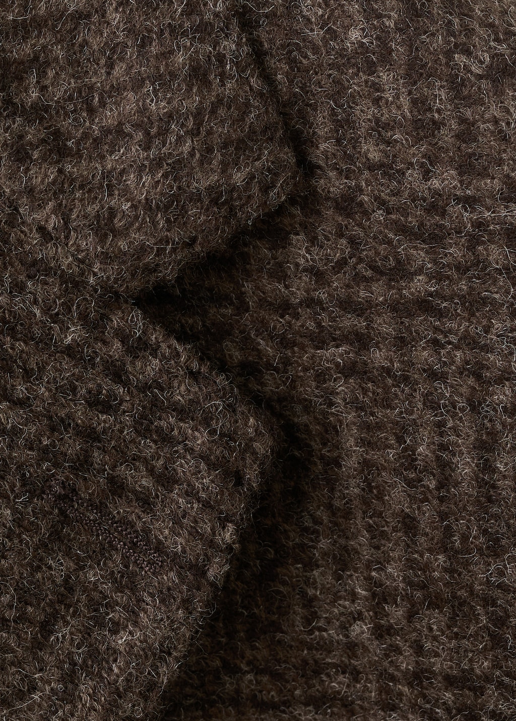 Slim-fit micro-check wool-blend jacket