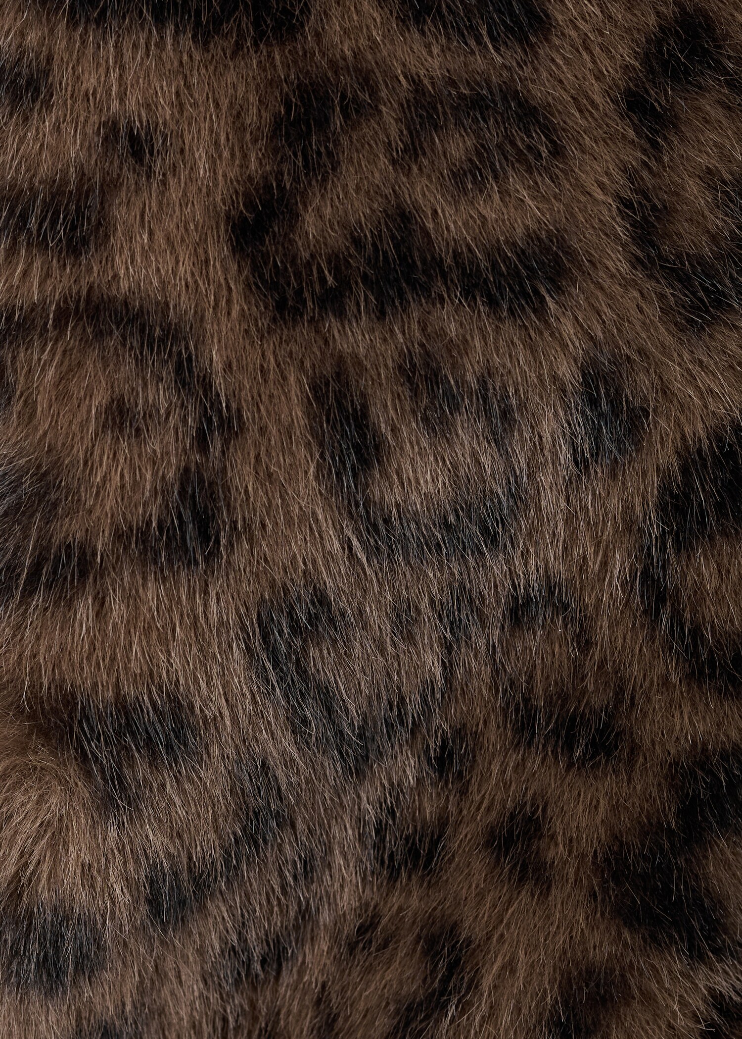 Leopard fur-effect coat - Details of the article 0
