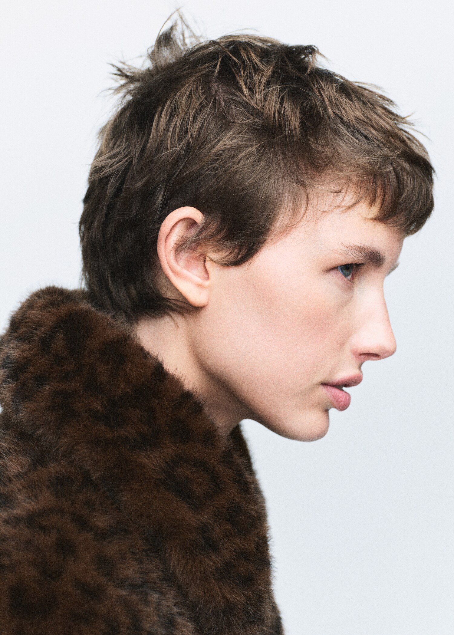 Leopard fur-effect coat - Details of the article 6