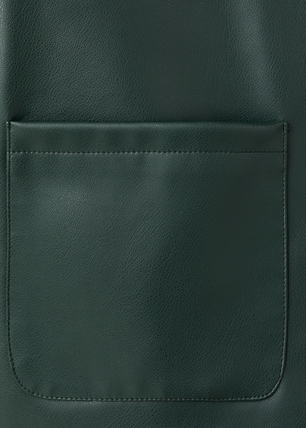 Leather-effect biker jacket