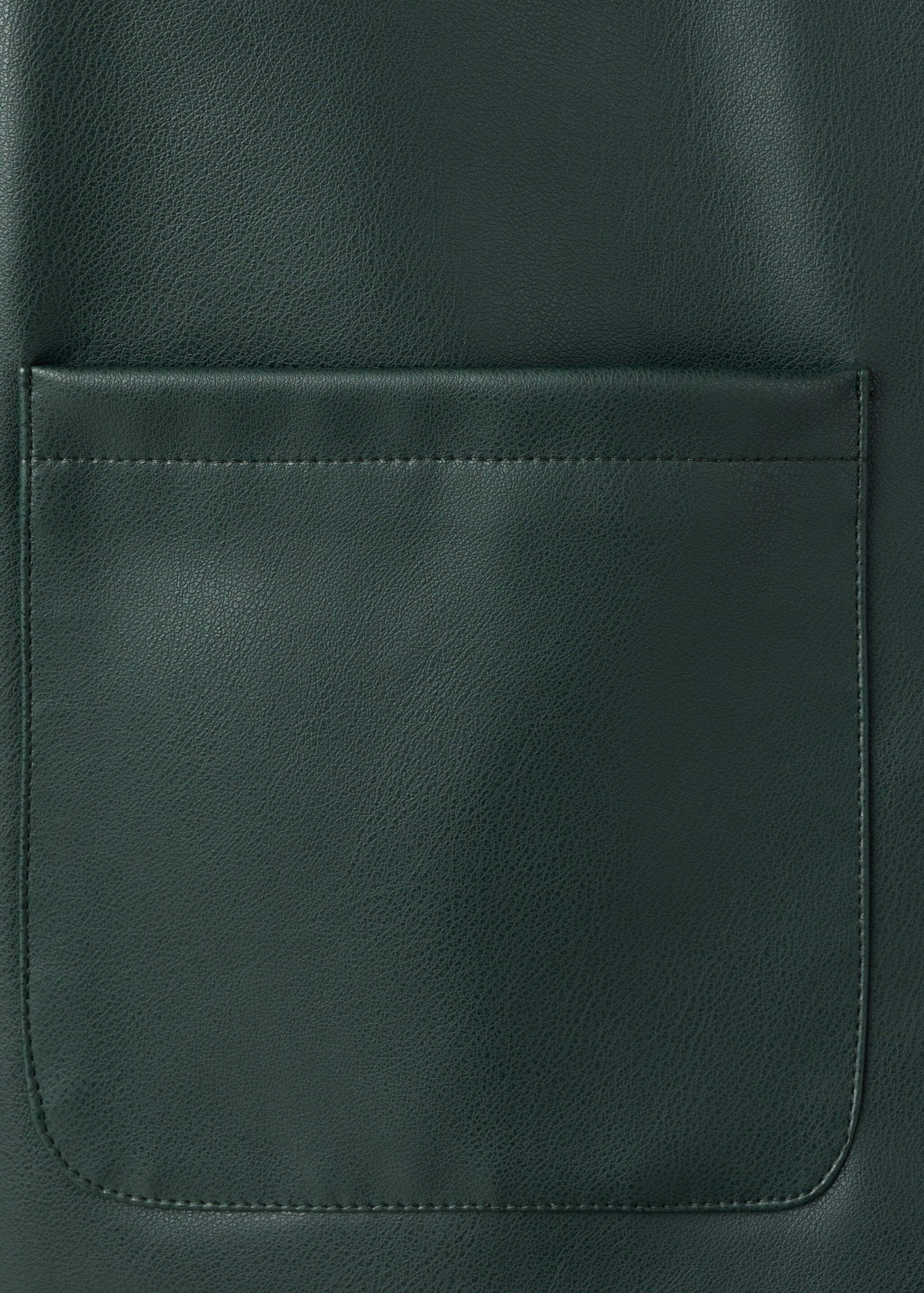 Veste en similicuir - Détail de l'article 0, Vert. Ref: 17088282-00.