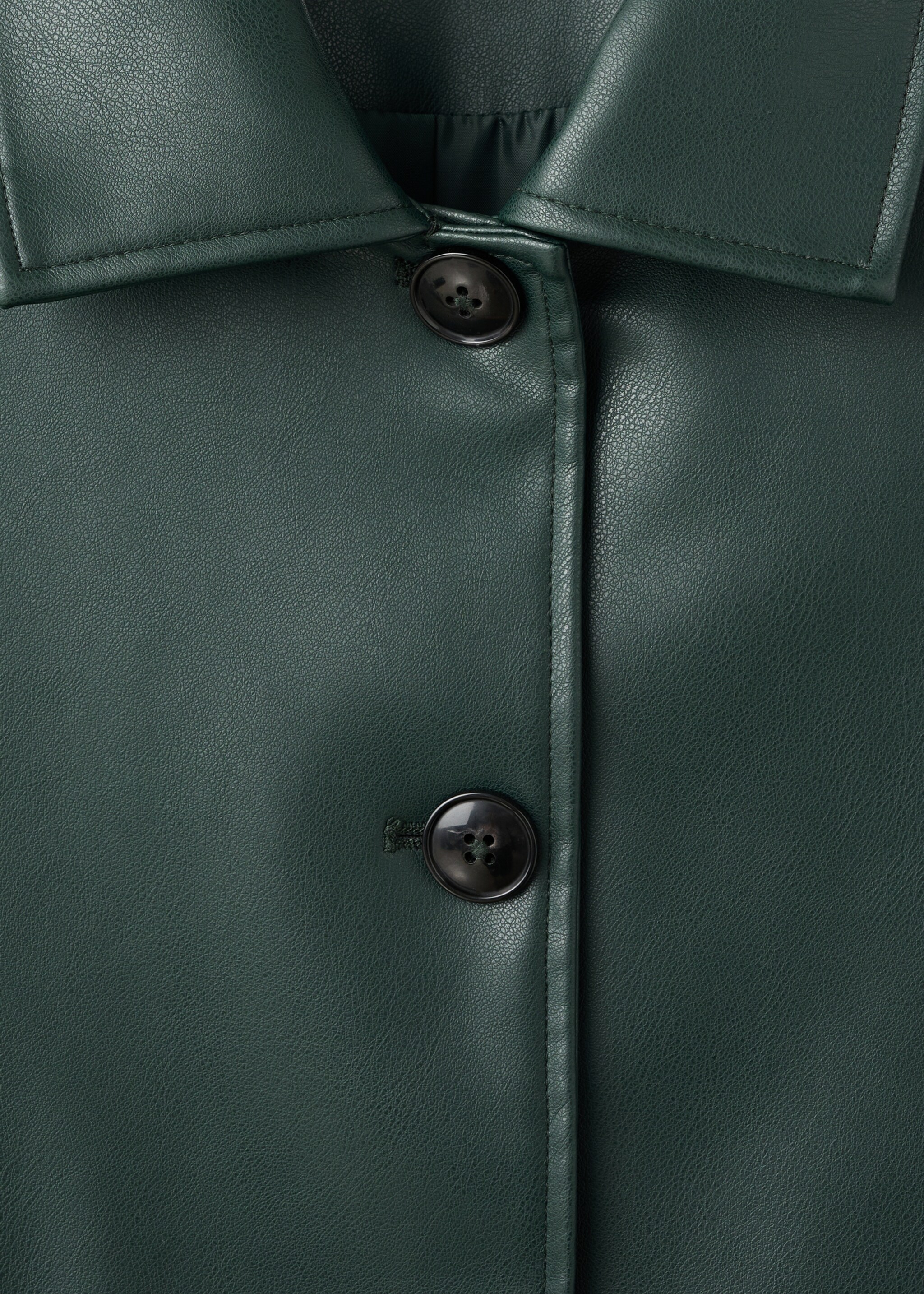 Veste en similicuir - Détail de l'article 8, Vert. Ref: 17088282-00.