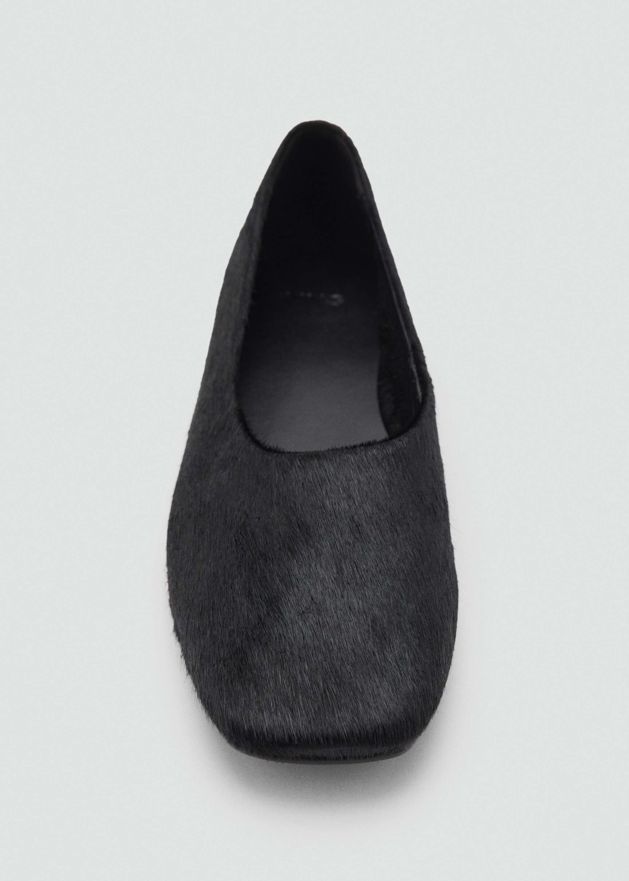 Leather and fur-effect shoes - Details of the article 3, Black. Ref: 17088283-00.