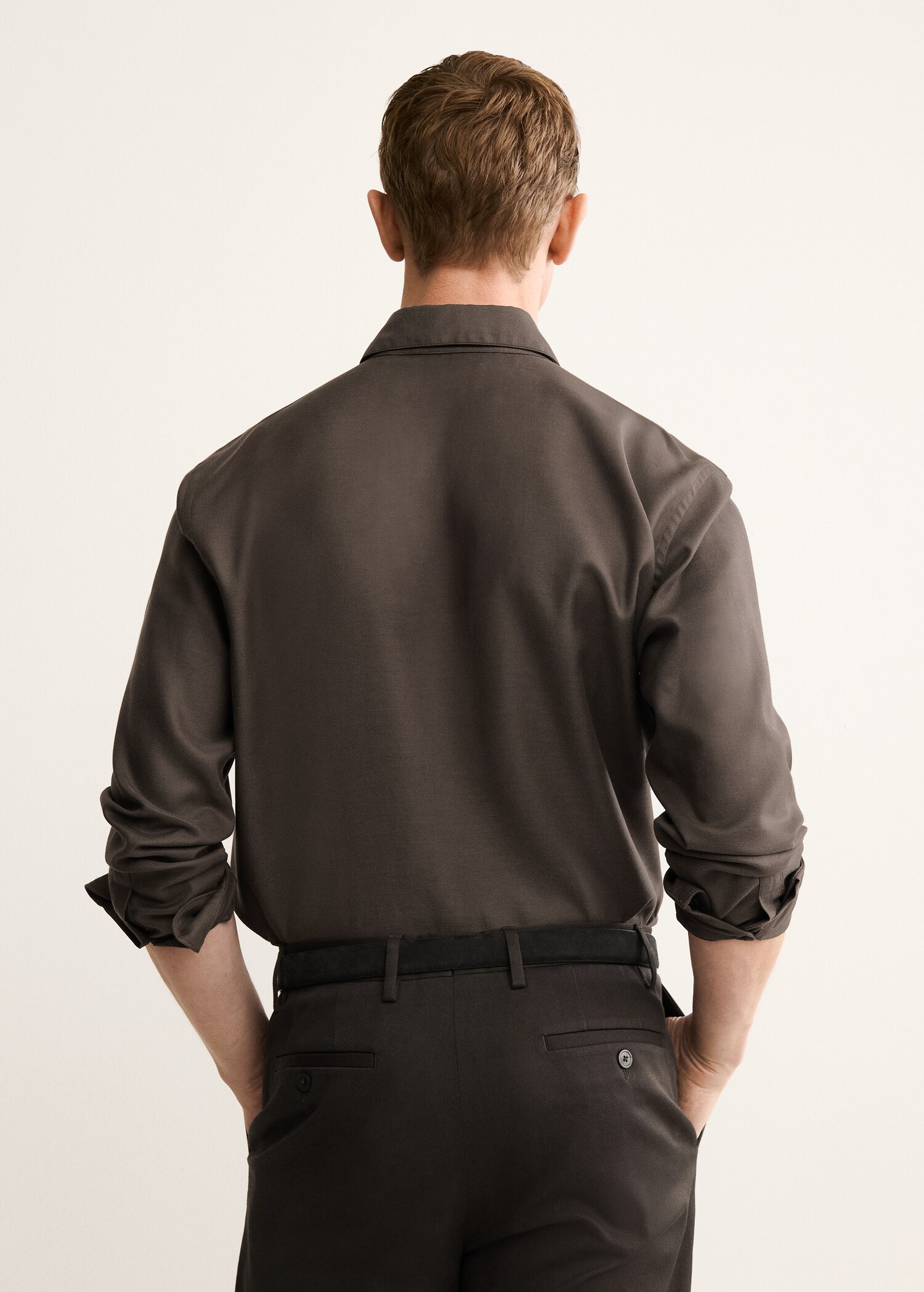 Chemise classic-fit coton - Verso de l’article