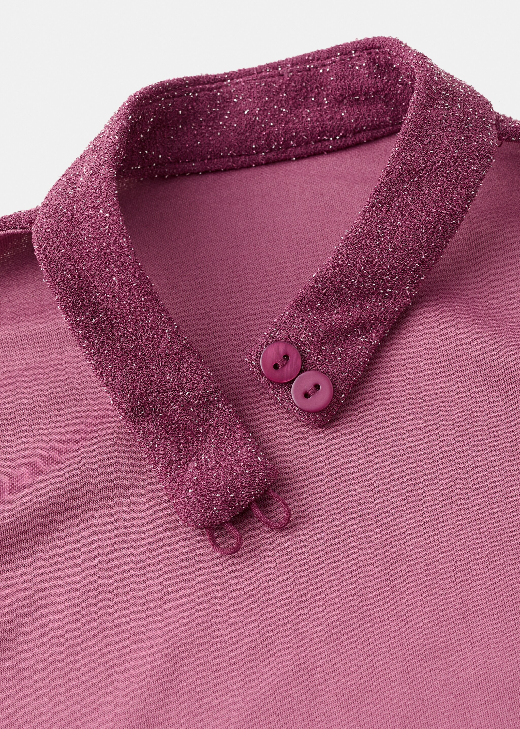 Body Lurex emmanchures américaines - Détail de l'article 8, Rose. Ref: 17088631-00.