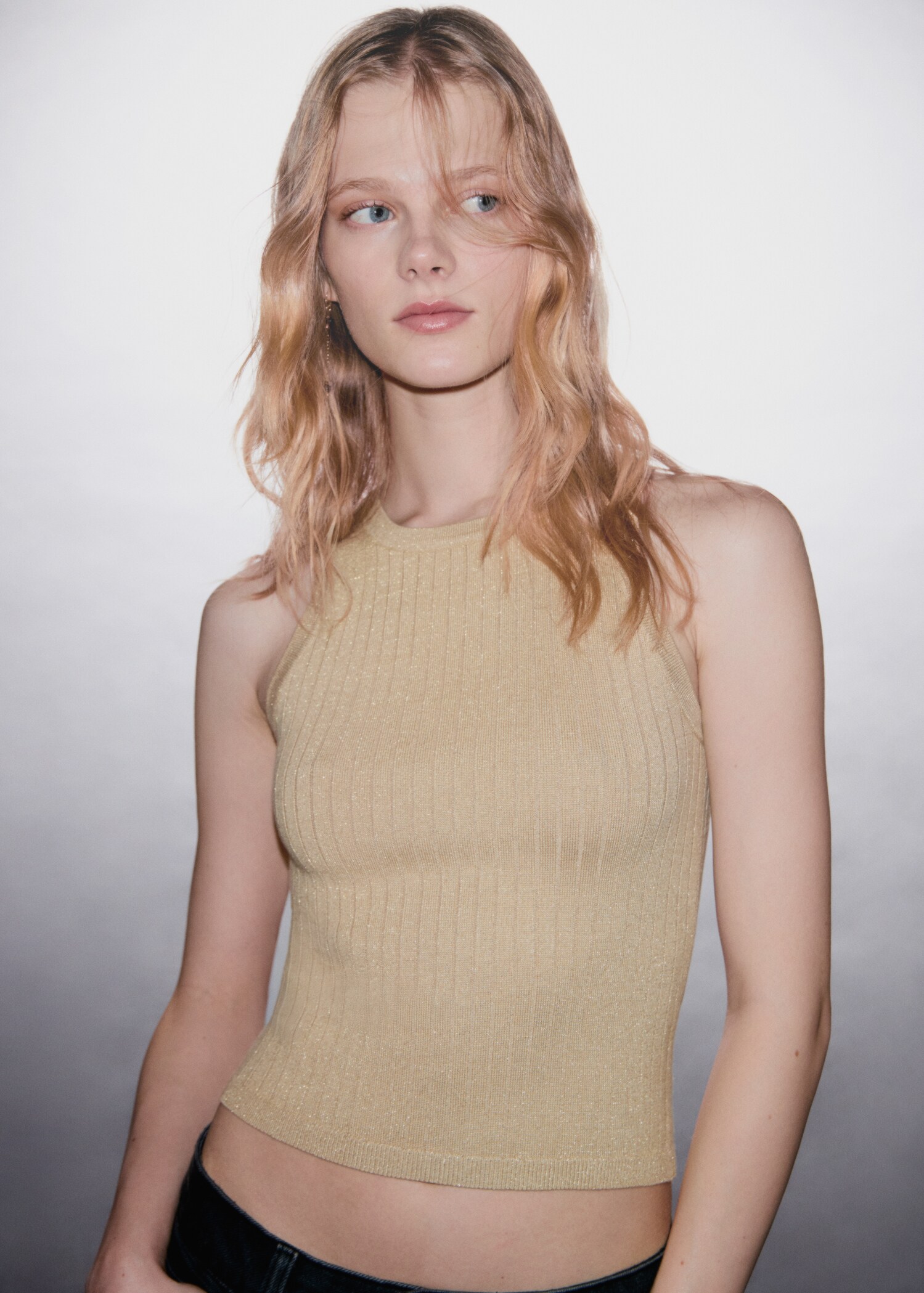 Lurex ribbed top - Details of the article 5