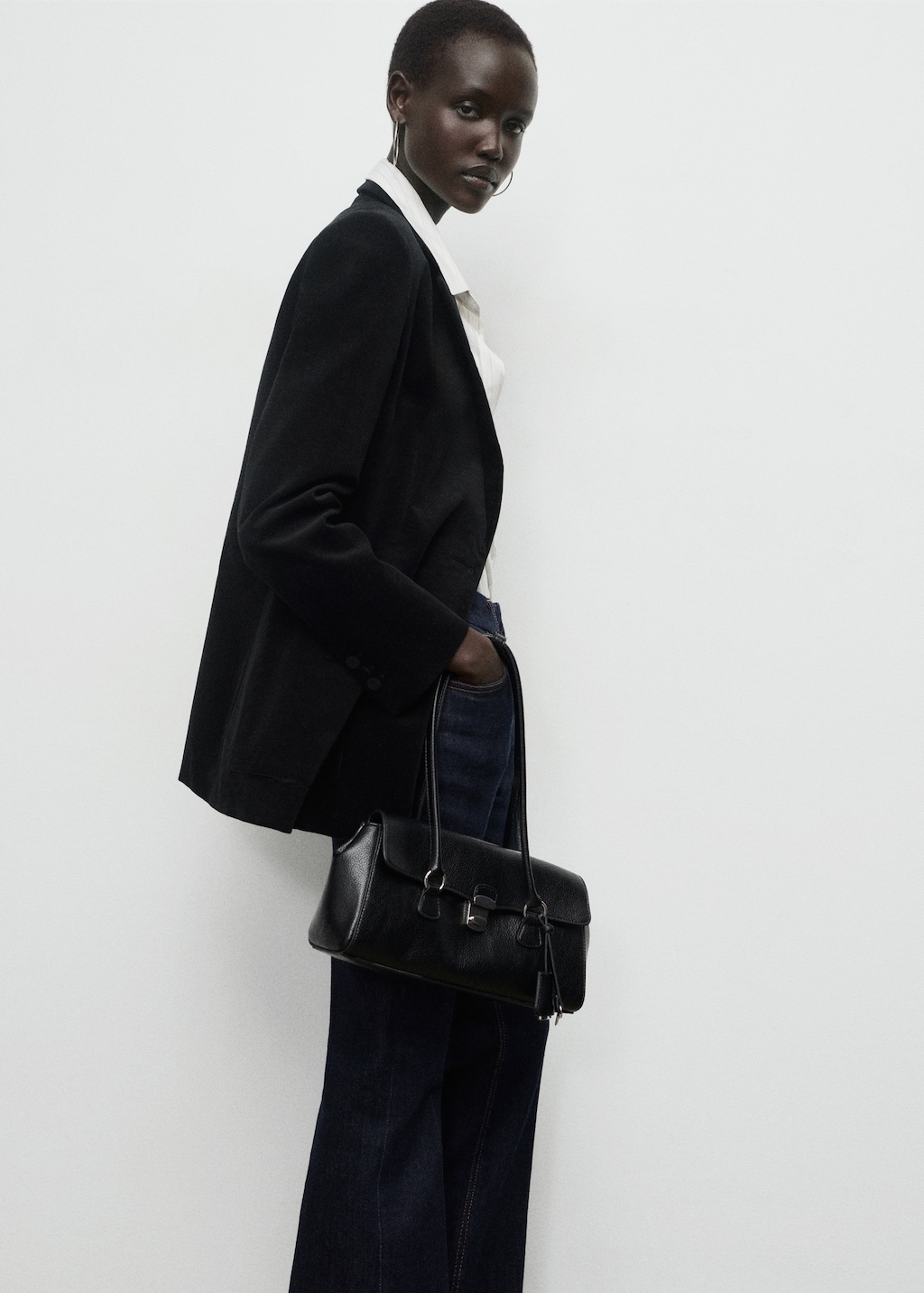 Mango Velveteen jacket with pockets