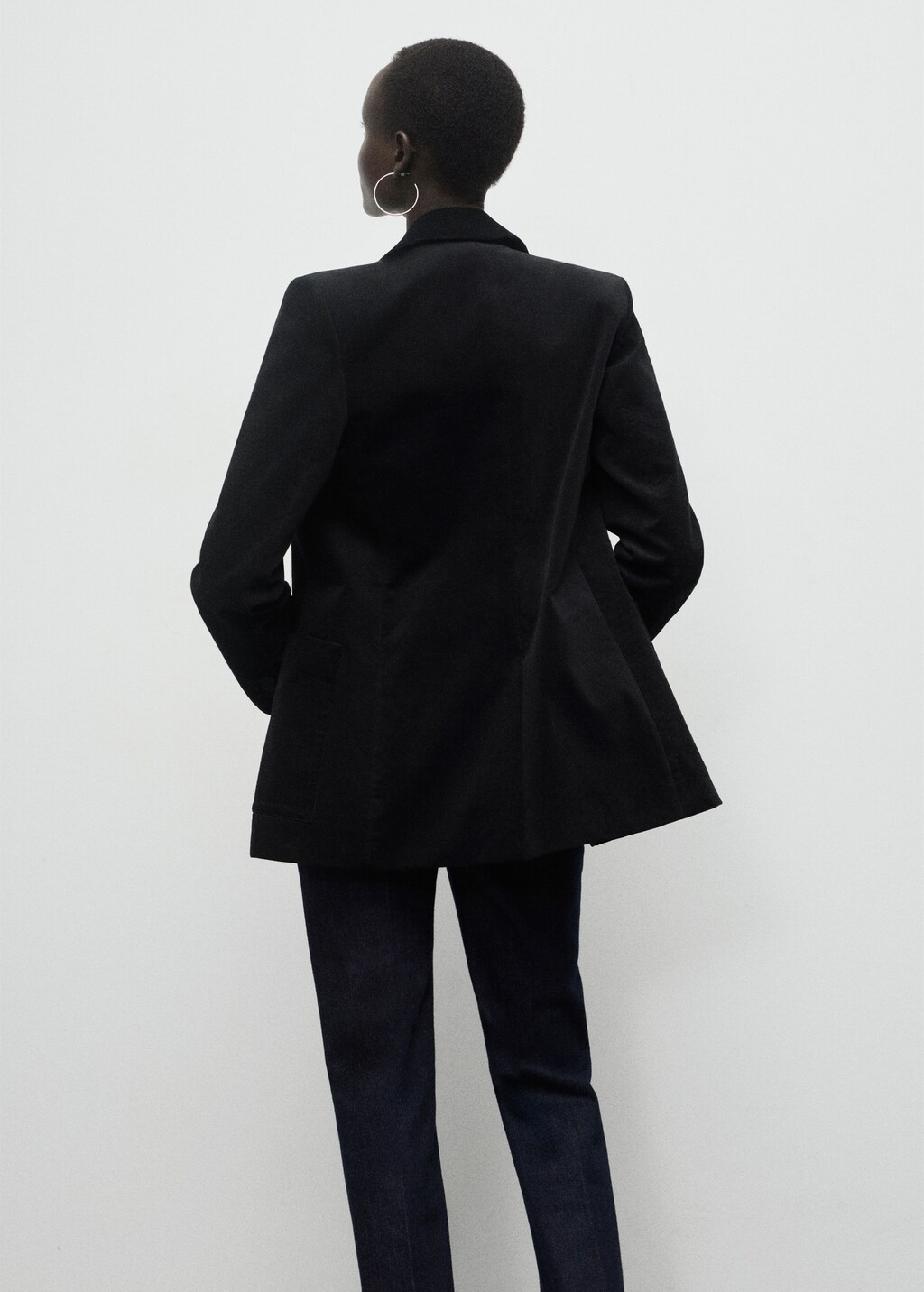 Mango Velveteen jacket with pockets