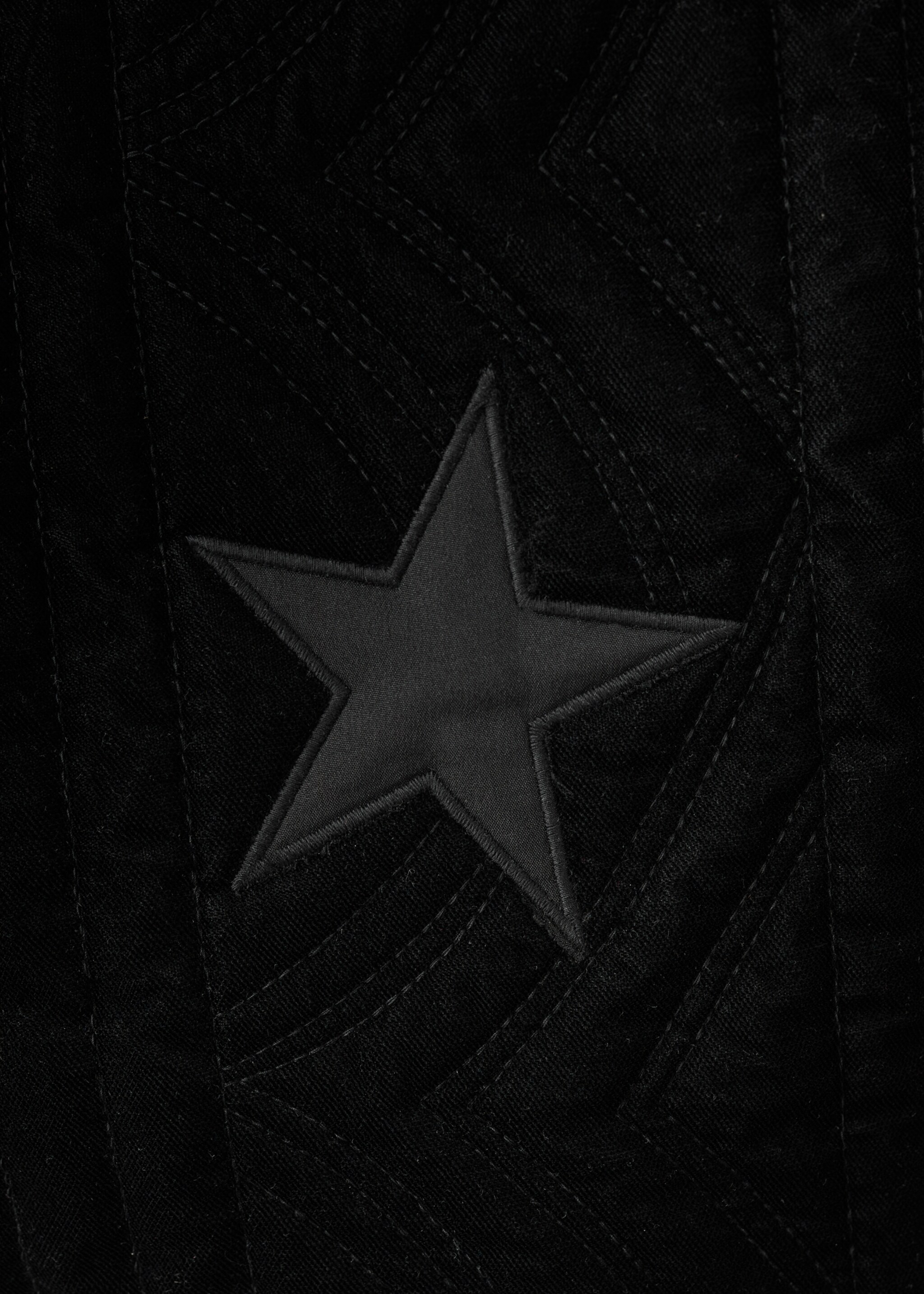 Cazadora terciopelo estrellas - Detalle del artículo 0, Negro. Ref: 17088638-00.