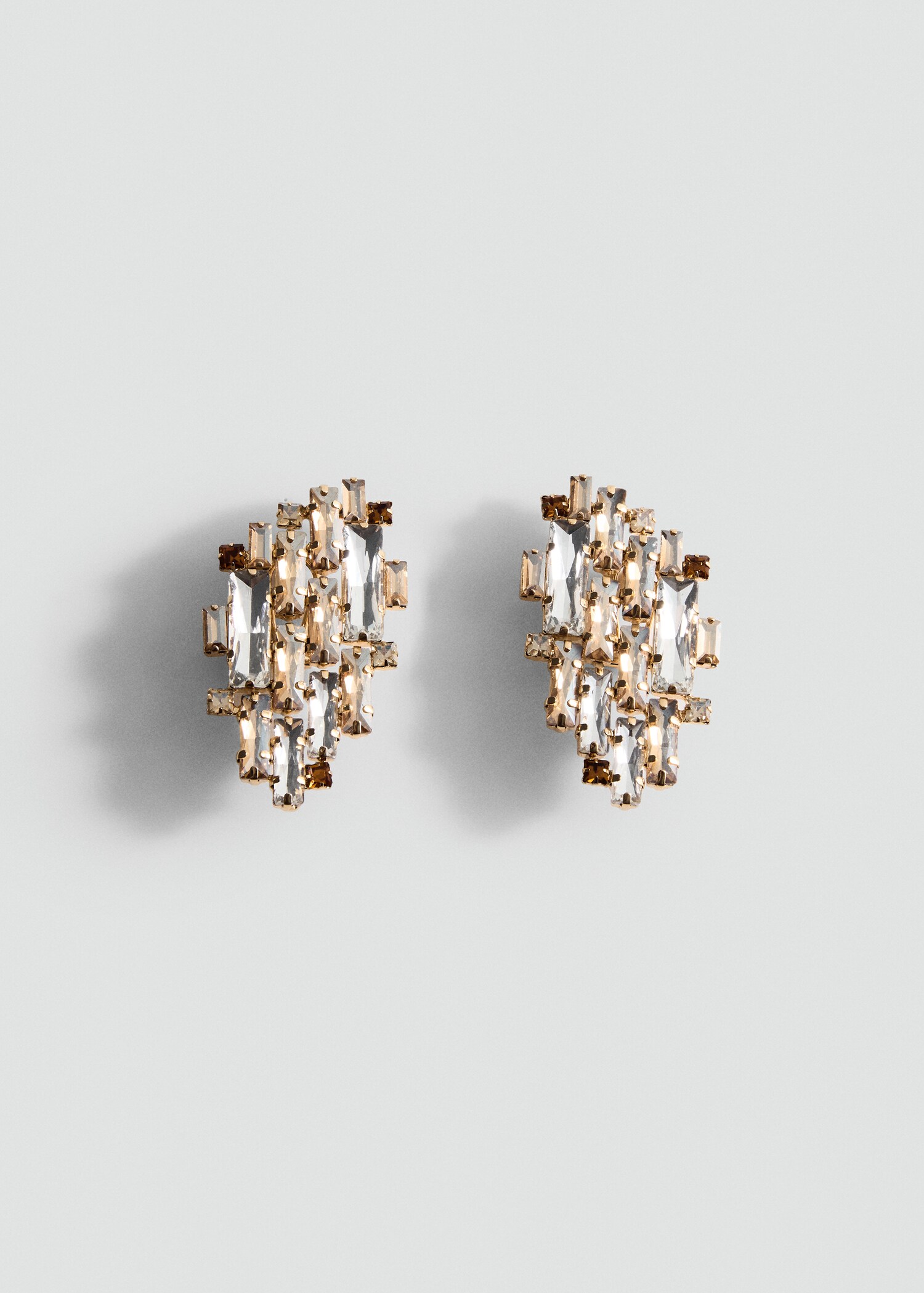 Combined crystal earrings - Article without model