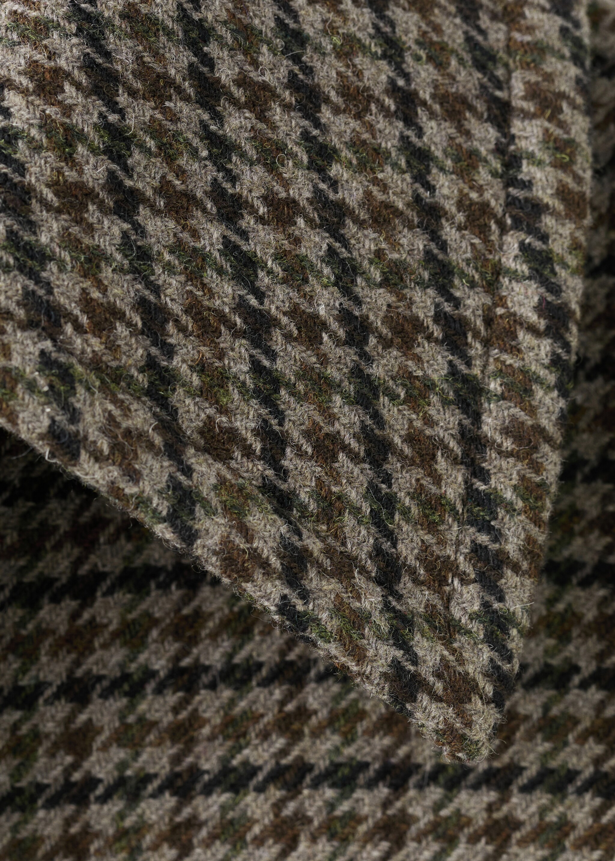 Veste laine pied-de-poule - Détail de l'article 8, Marron. Ref: 17088640-00.