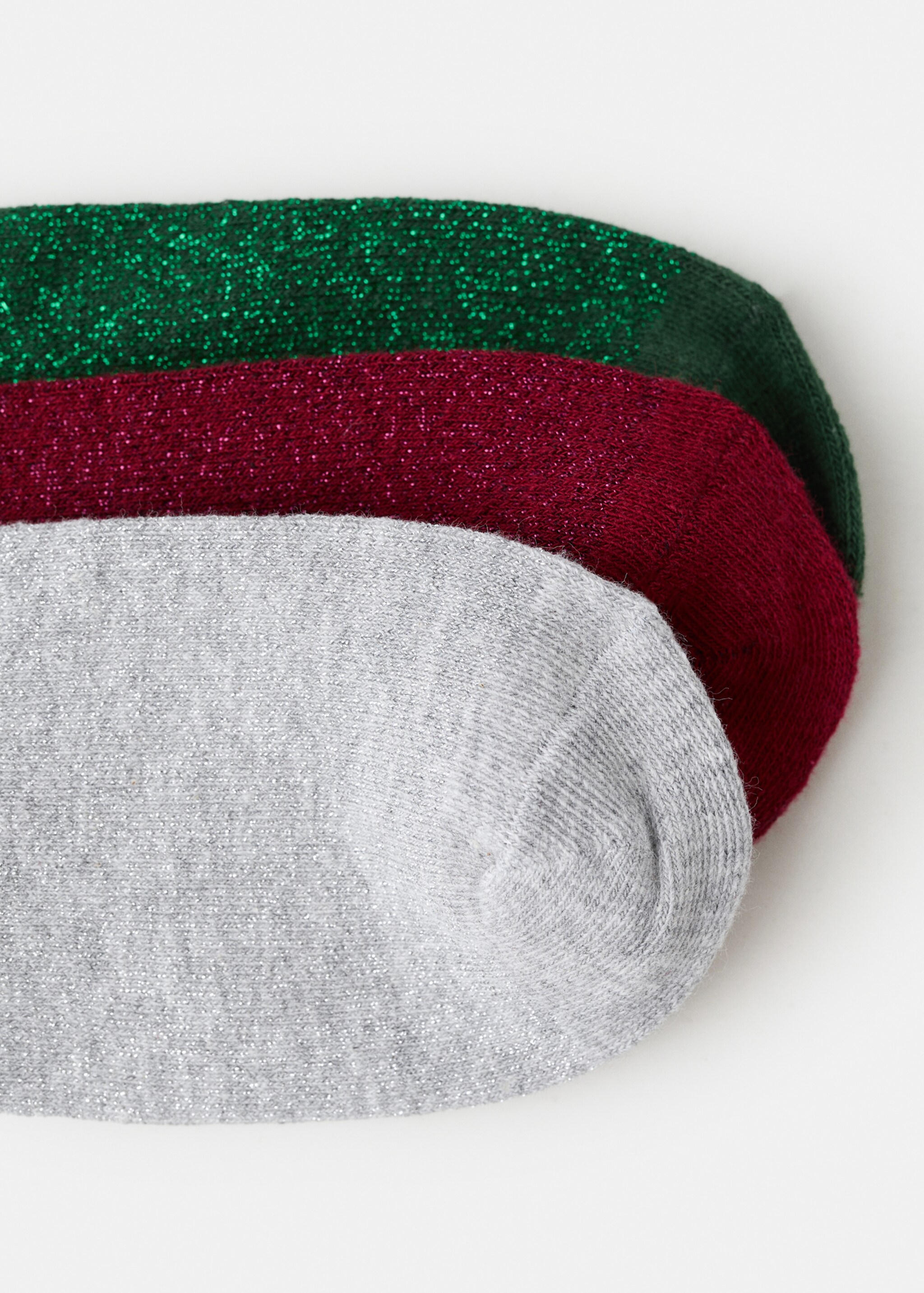 Pack of 3 Christmas socks - Детальніше про товар 8, Червоний. Ref: 17089093-00.