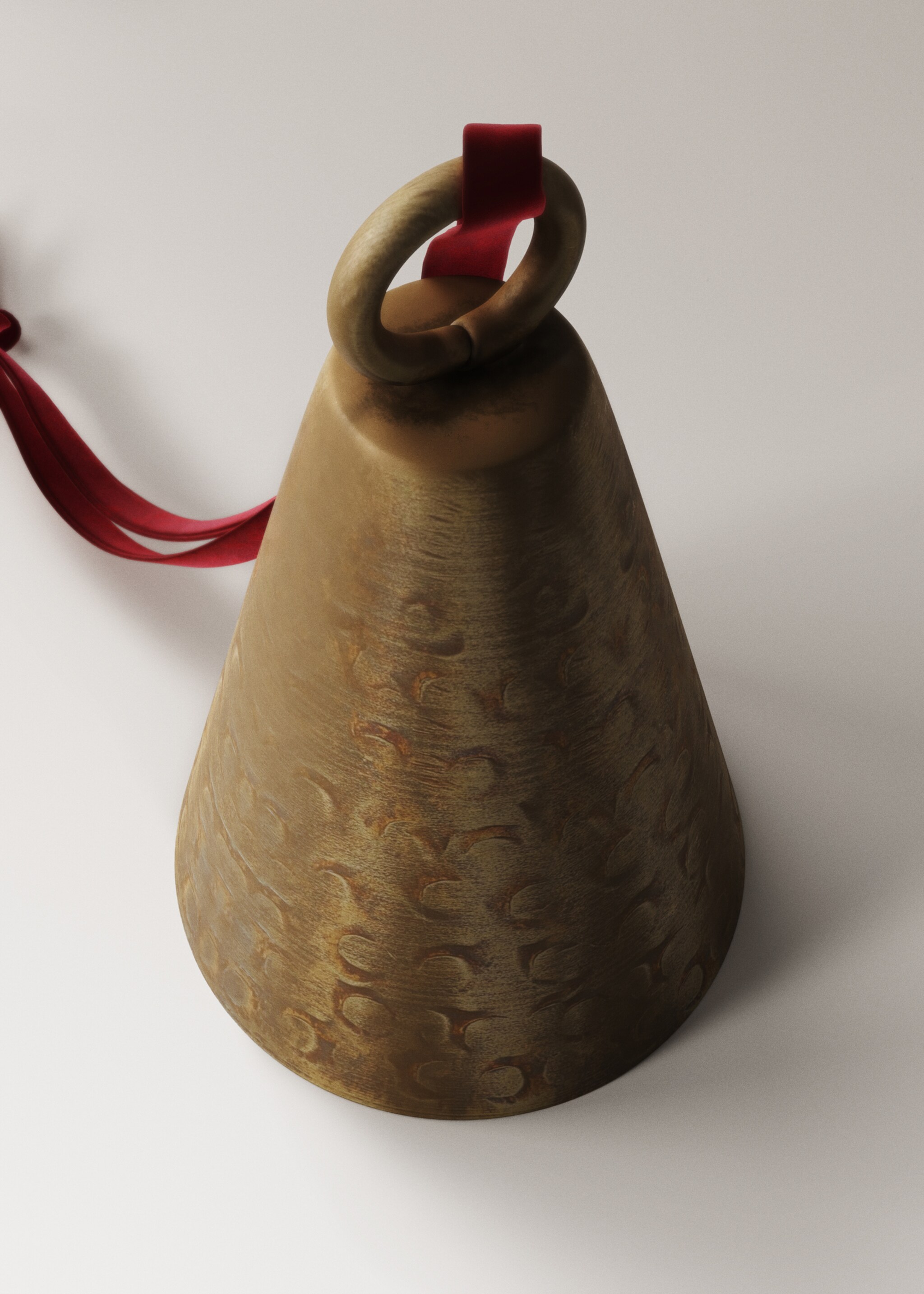 Set of bell-shaped tree decorations - Details of the article 3, Gold. Ref: 17089094-00.