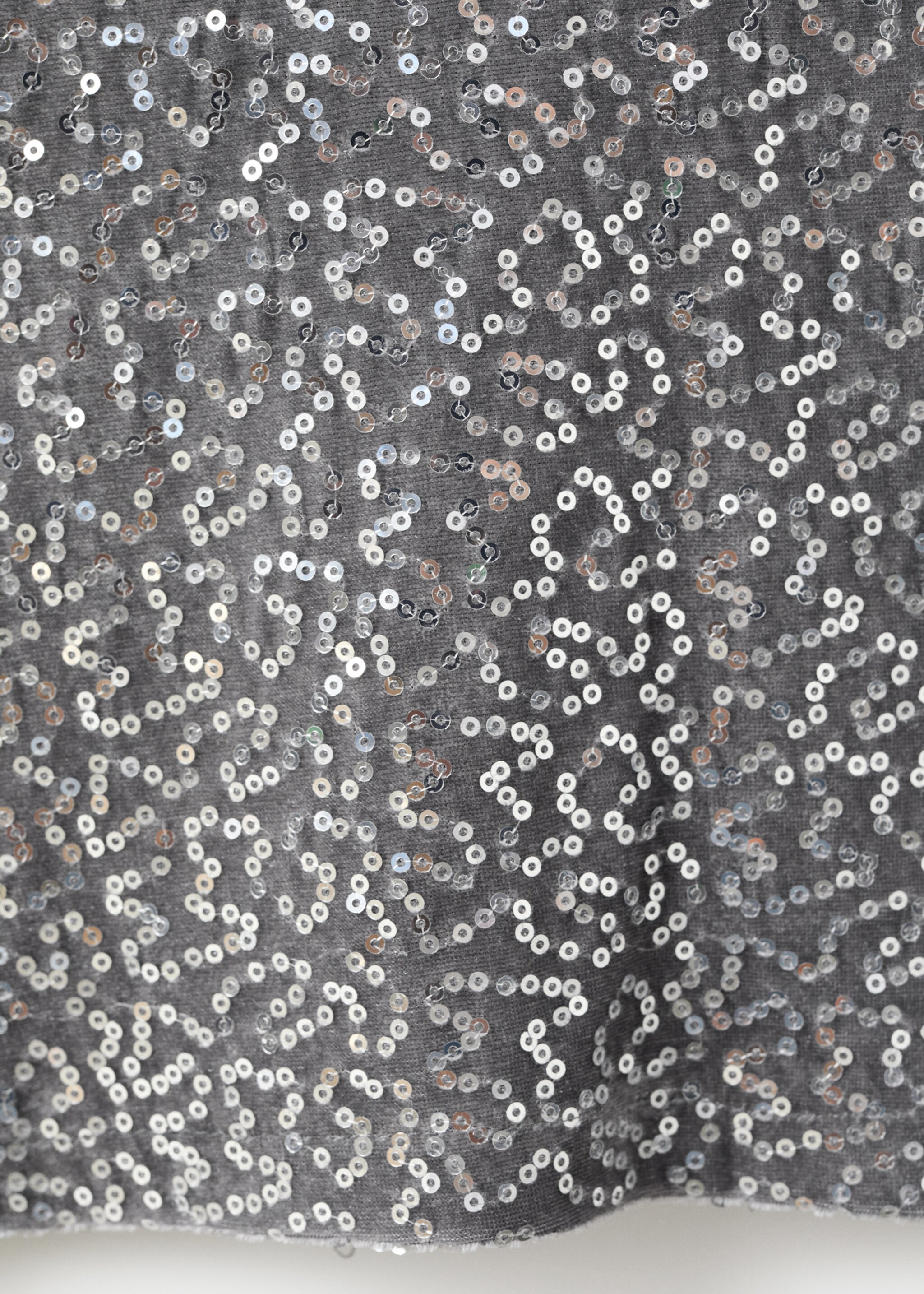 Culotte sequin trousers - Details of the article 0, Silver. Ref: 17089095-00.