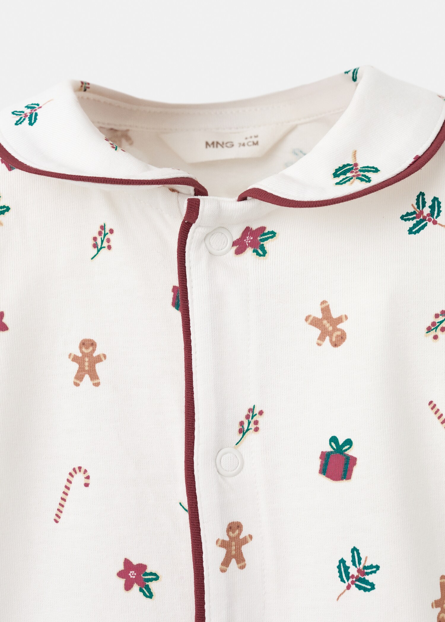 Pijama largo estampado - Detalle del artículo 8