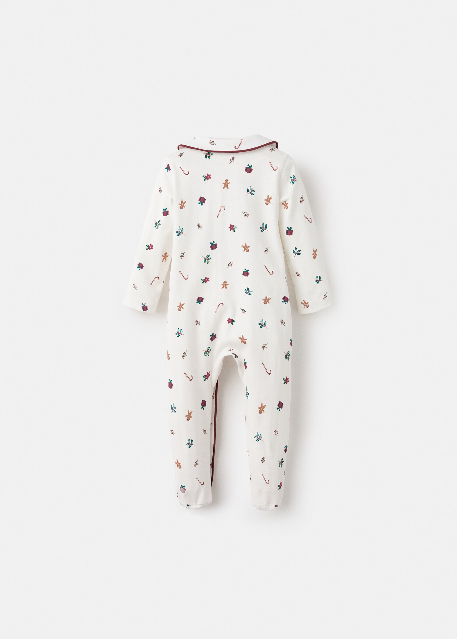 Pijama largo estampado - Reverso del artículo