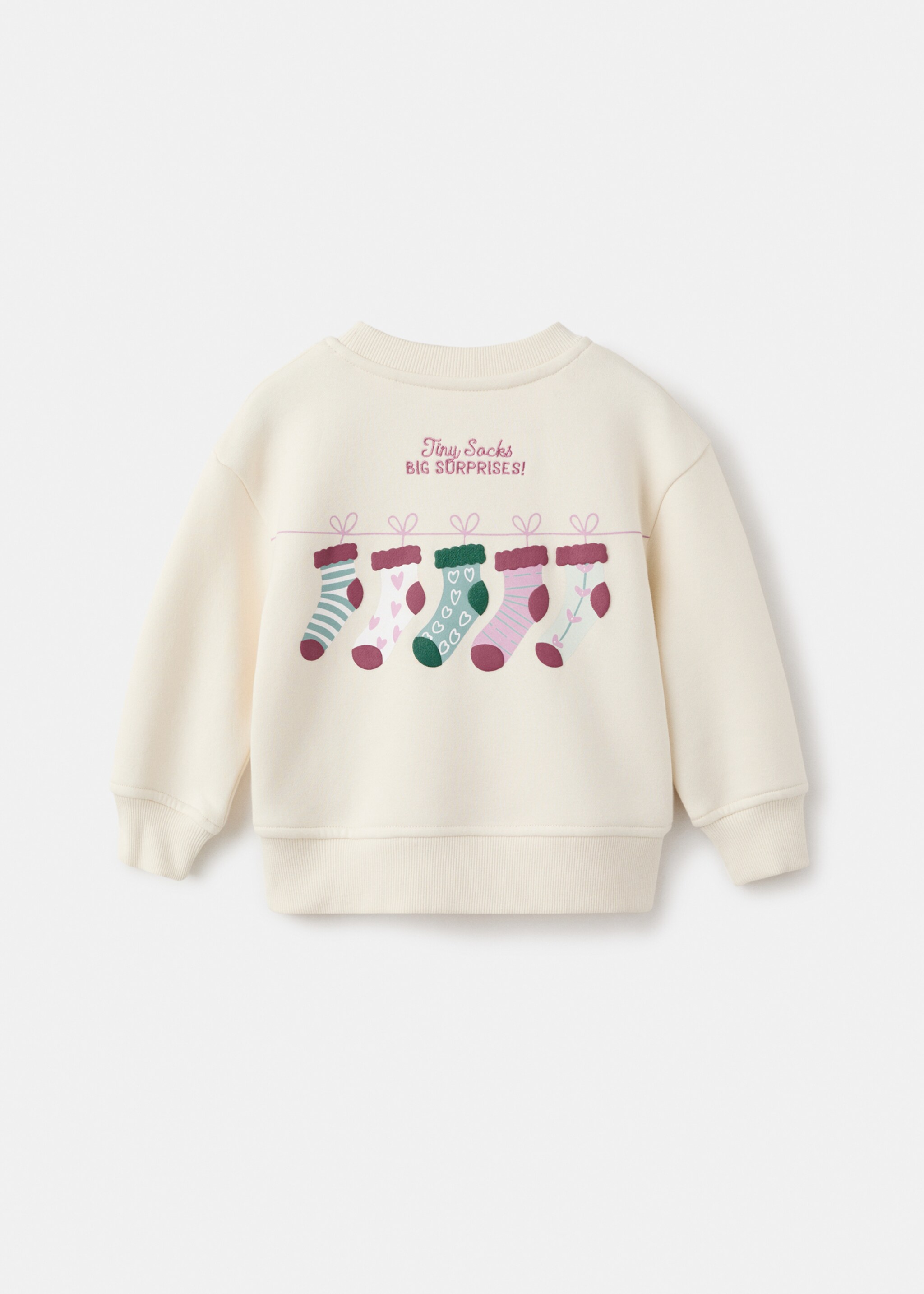 Patch sweatshirt - Reverse of the article, Ecru. Ref: 17089100-00.