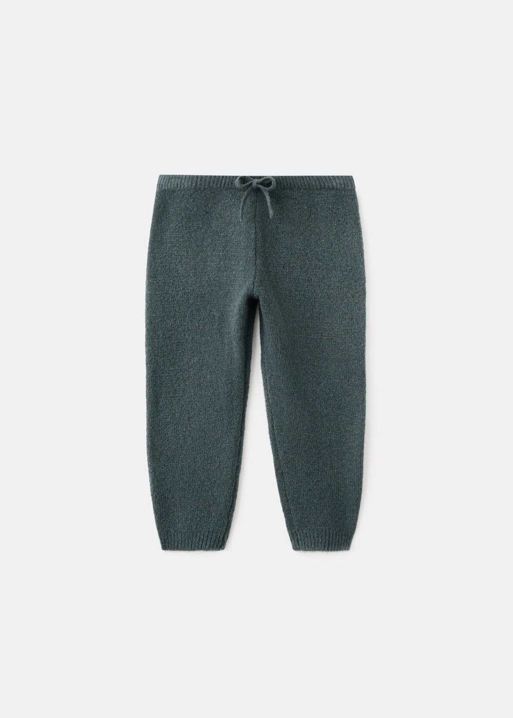 Knitted pants with bow