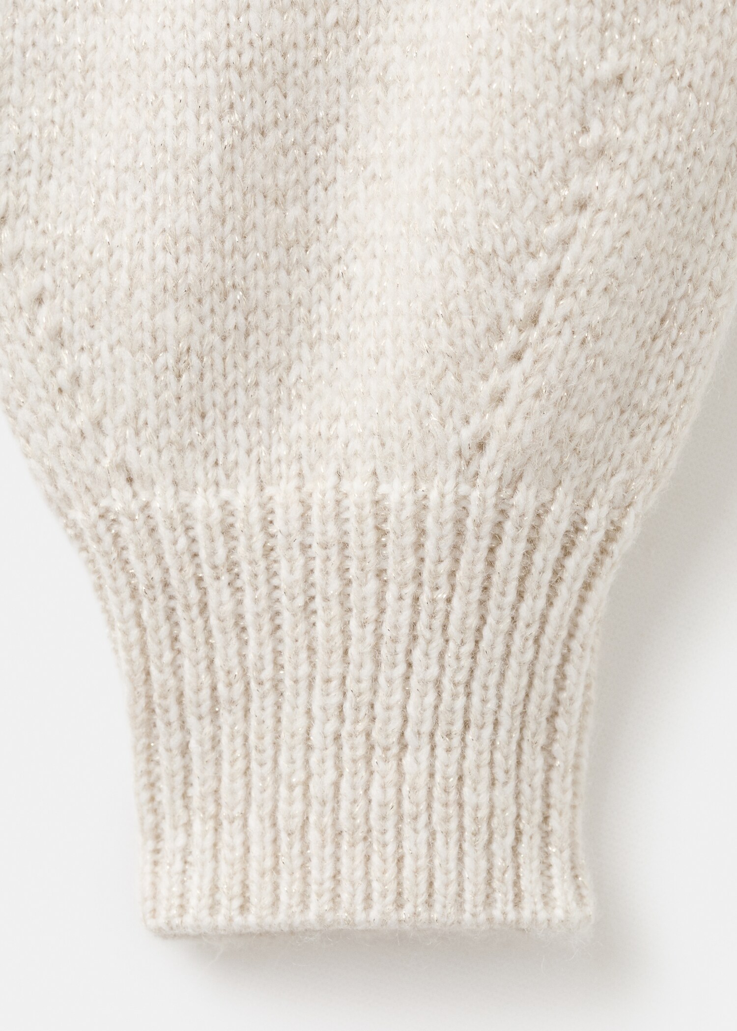 Knitted cardigan with shiny details - Details of the article 8