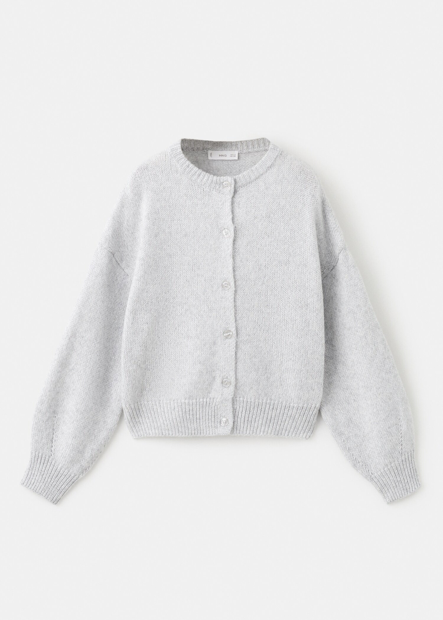 Knitted cardigan with shiny details - Article without model