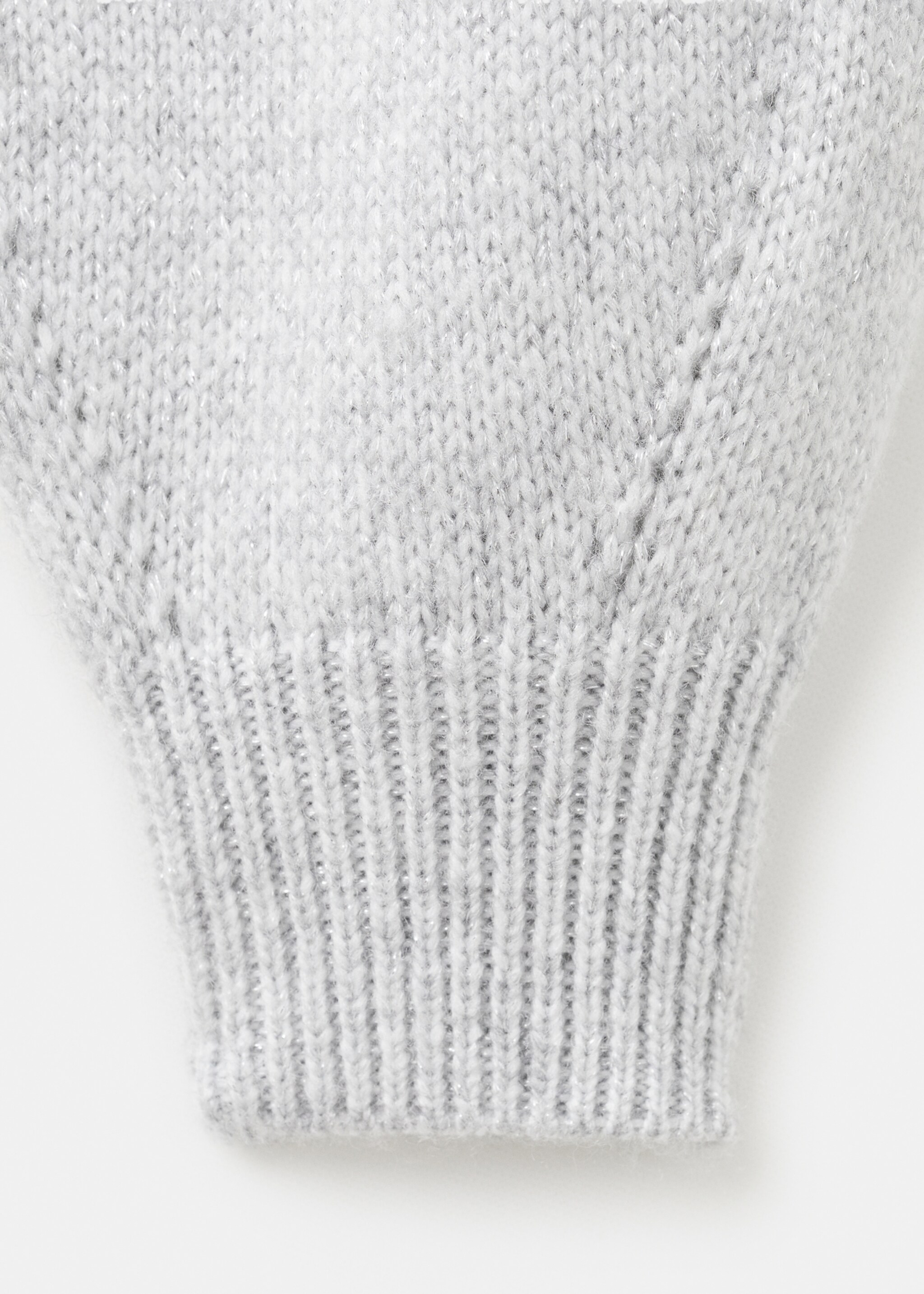 Cardigan shine - Details of the article 0, Light Heather Grey. Ref: 17089102-00.