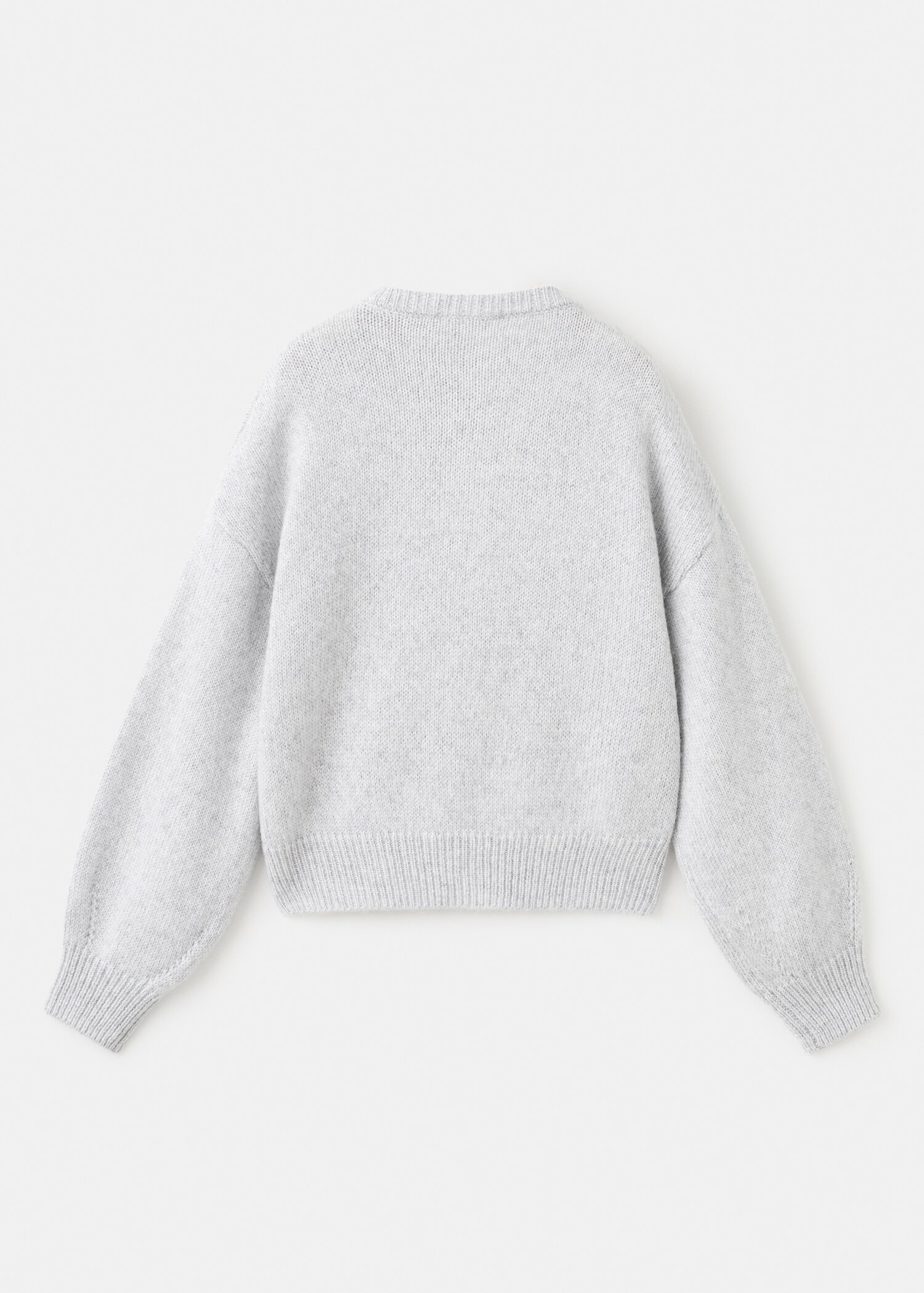 Knitted cardigan with shiny details - Reverse of the article